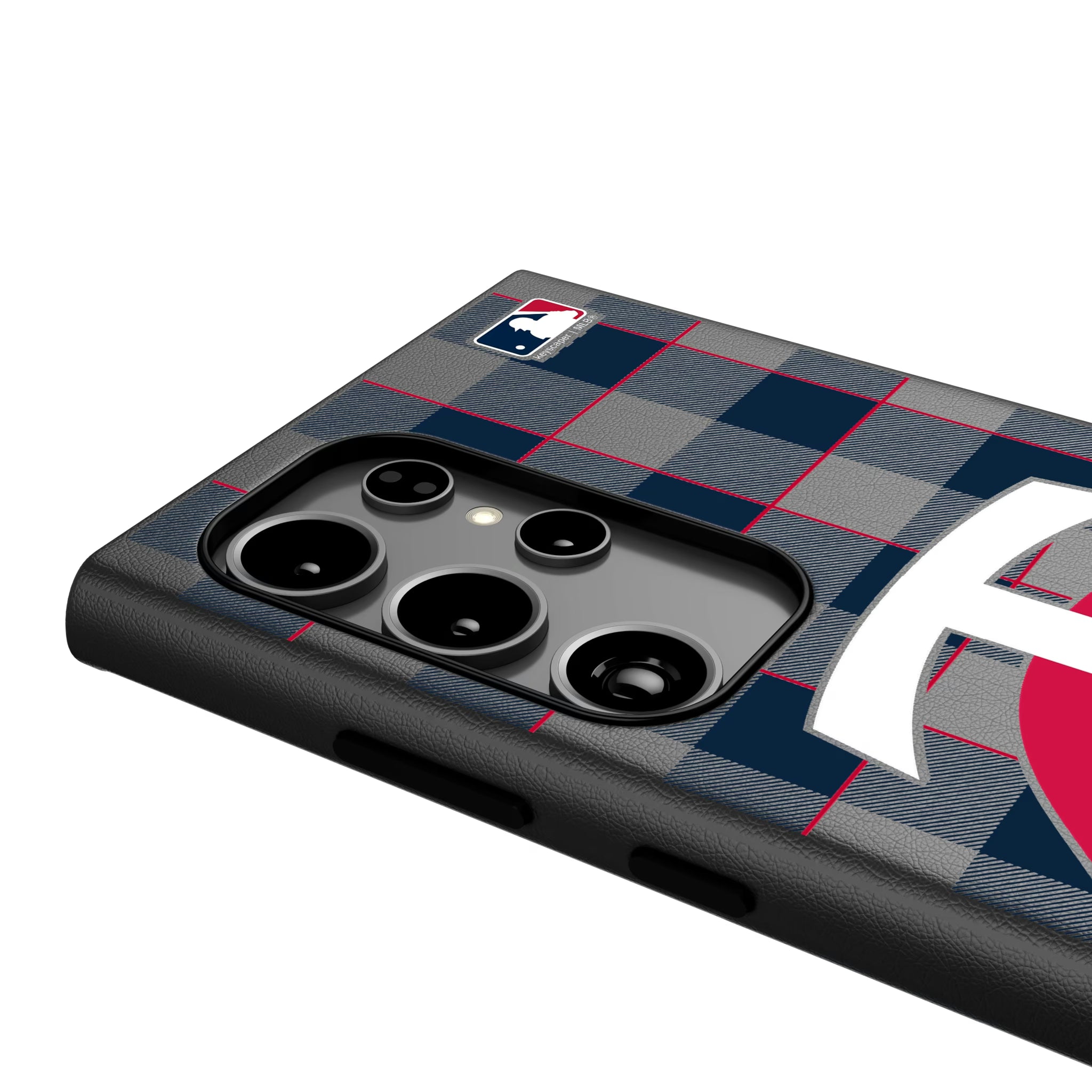 Minnesota Twins Plaid Galaxy MagSafe Compatible Phone Case for Samsung Galaxy - Detail