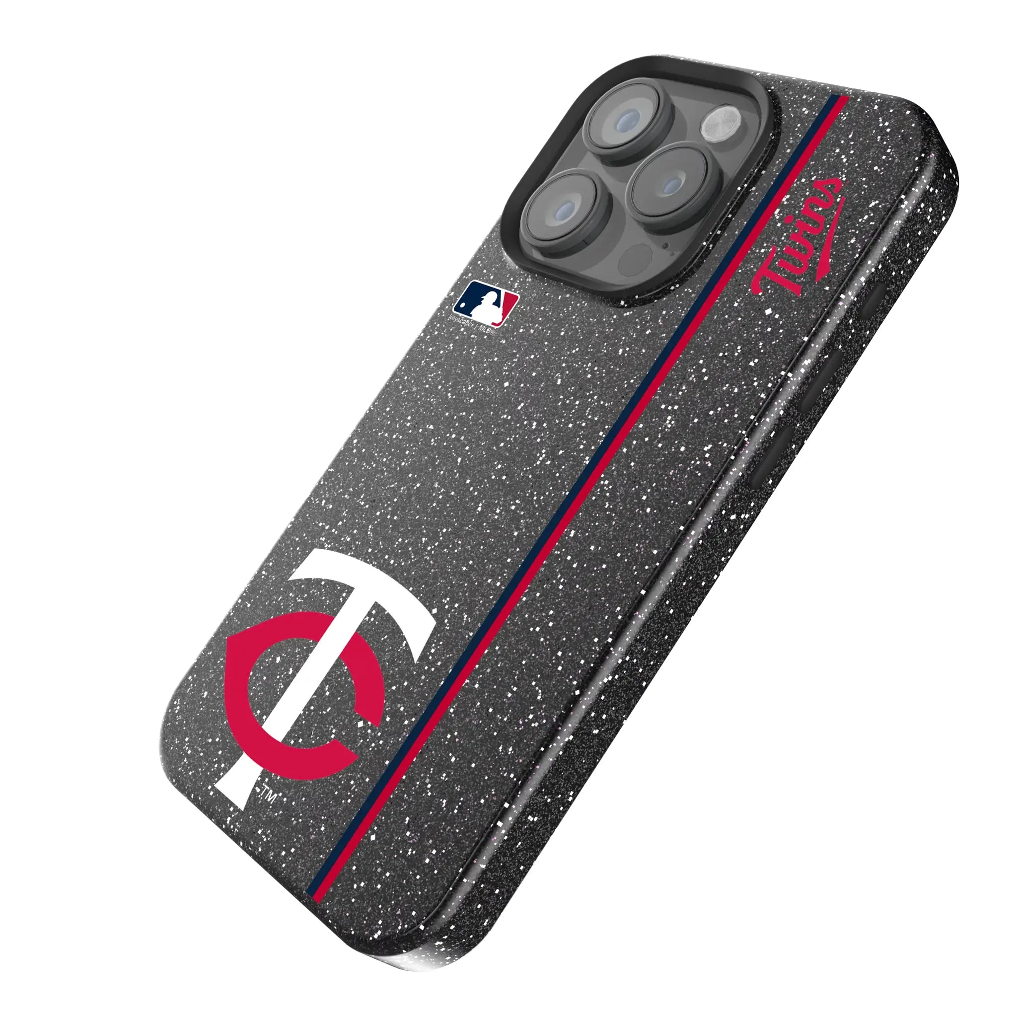 Minnesota Twins Sidebar iPhone Bling Phone Case for Apple iPhone - Isometric View