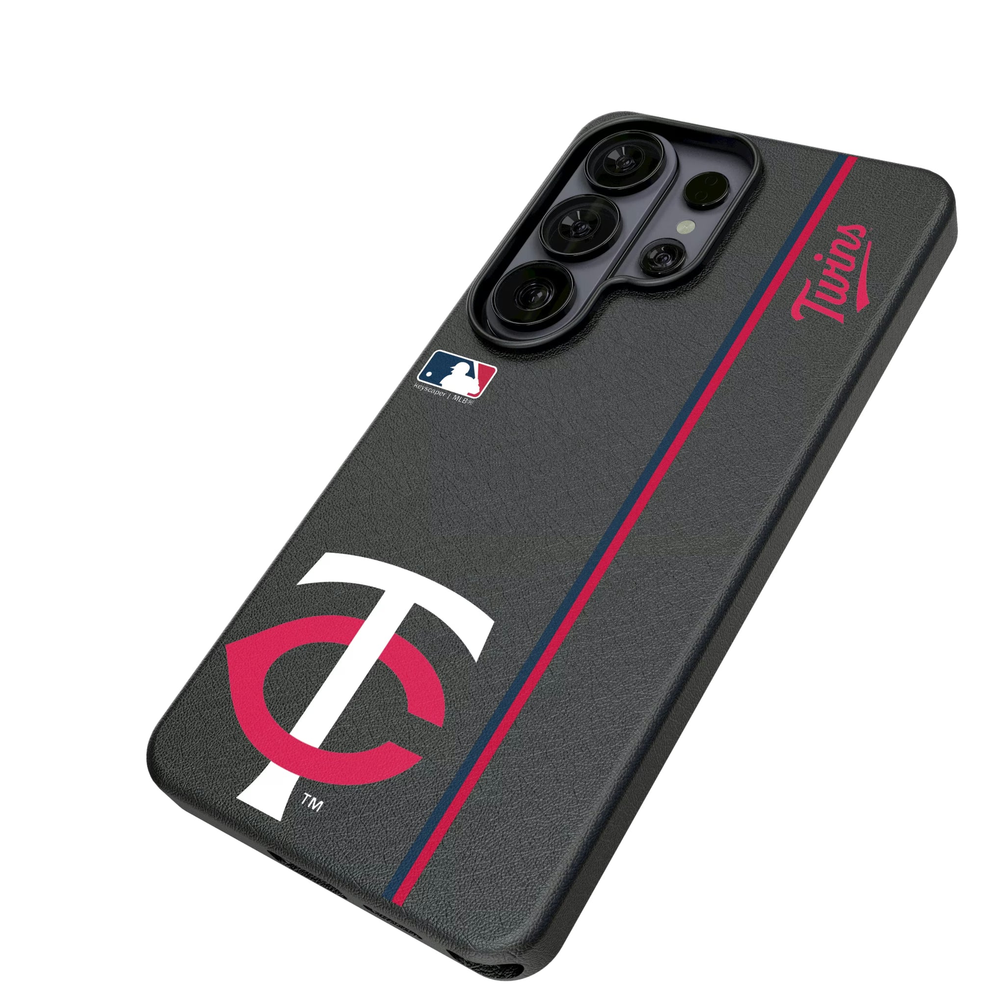 Minnesota Twins Sidebar Galaxy MagSafe Compatible Phone Case for Samsung Galaxy - Isometric View