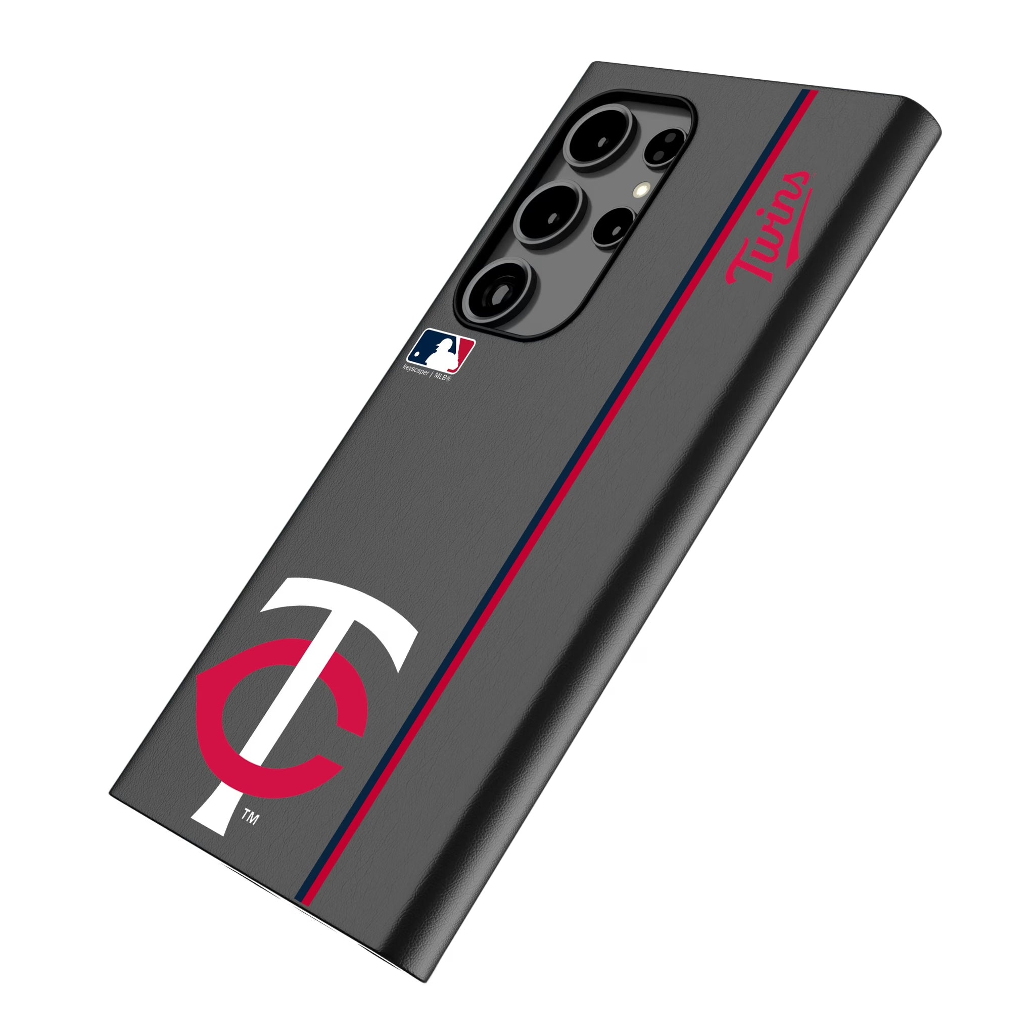 Minnesota Twins Sidebar Galaxy MagSafe Compatible Phone Case for Samsung Galaxy - Isometric View