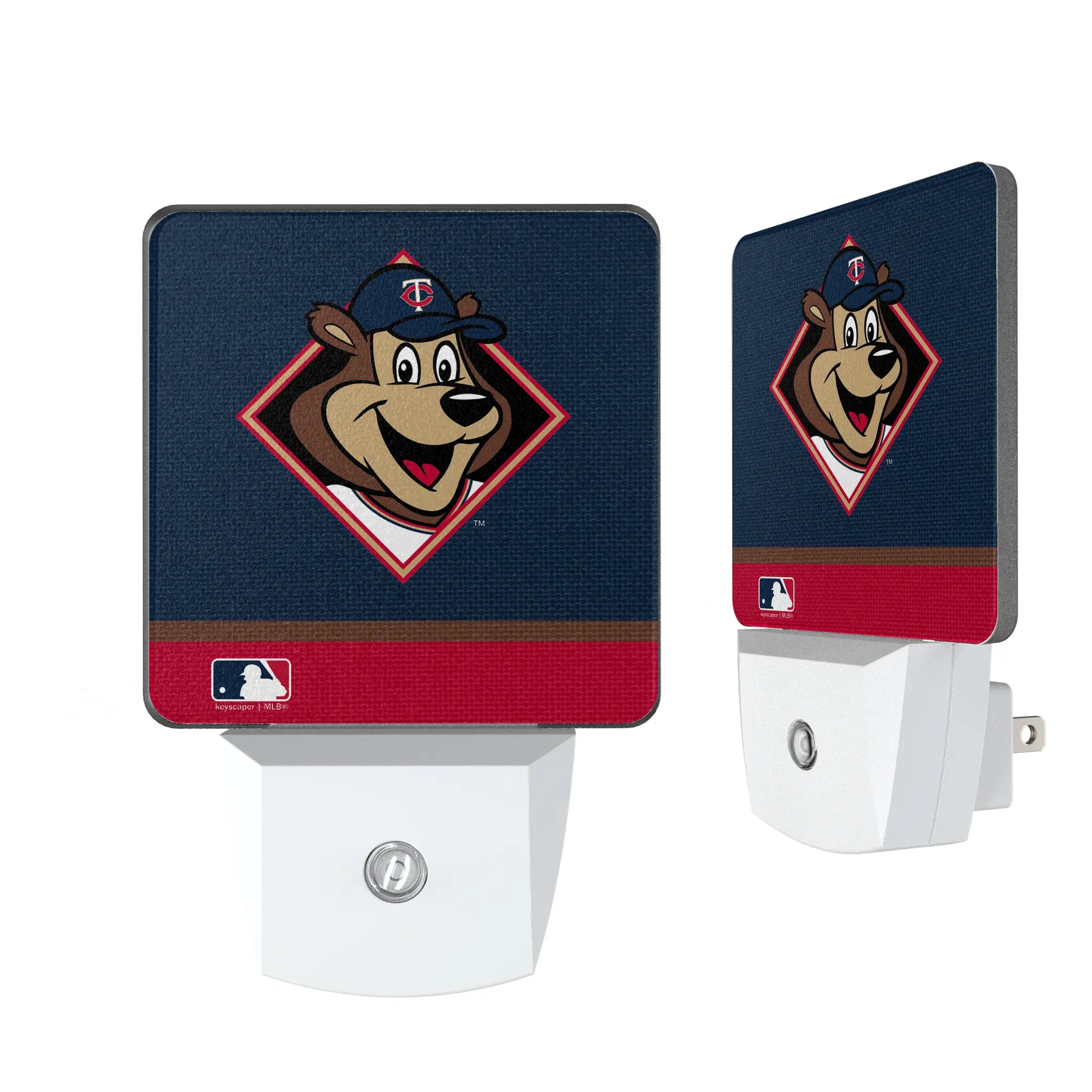 Minnesota Twins Stripe Night Light 2-Pack