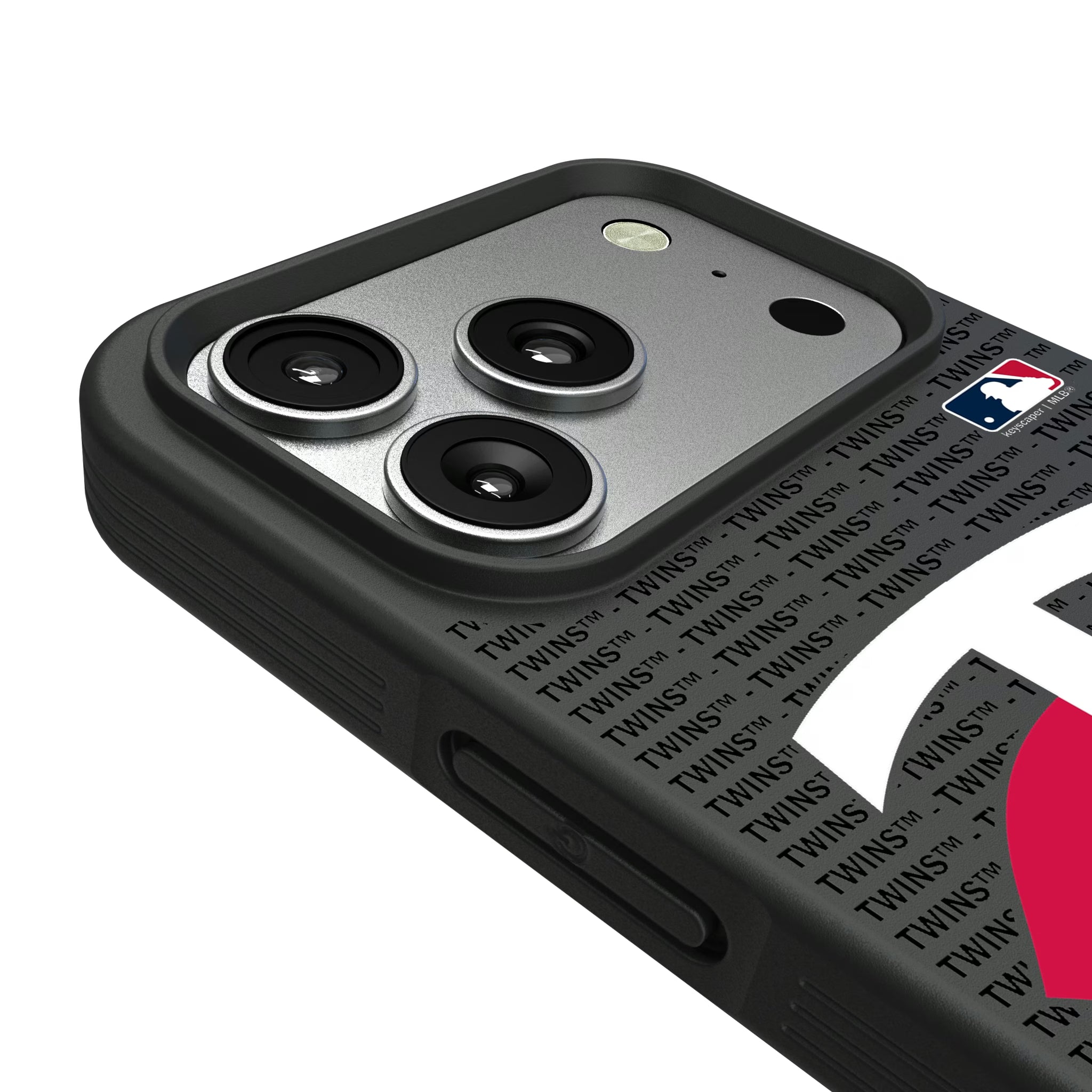 Minnesota Twins Text Backdrop iPhone Bump Phone Case for Apple iPhone - Detail#Device_iPhone 17 Pro