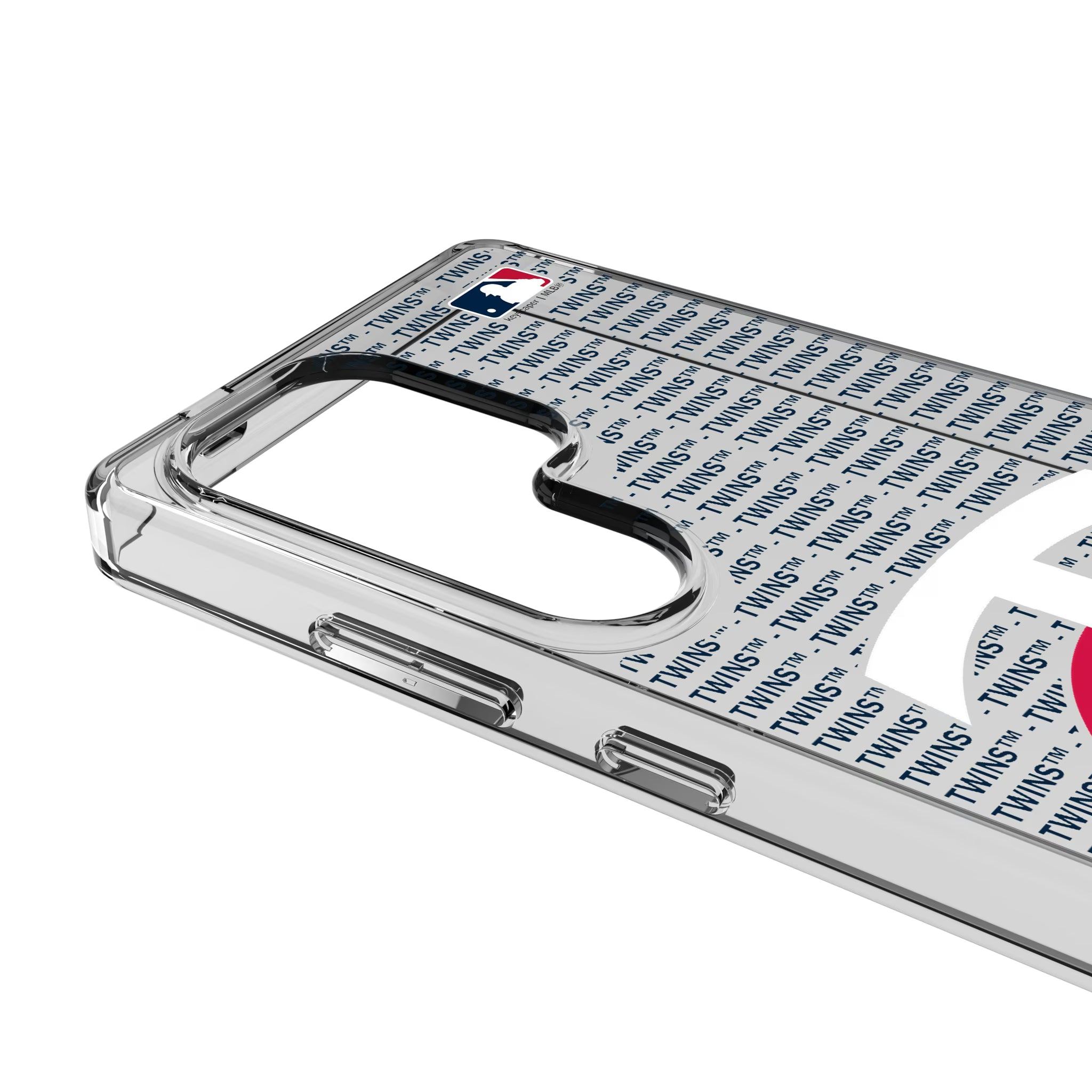 Minnesota Twins Text Backdrop Galaxy Clear Phone Case for Samsung Galaxy - Detail