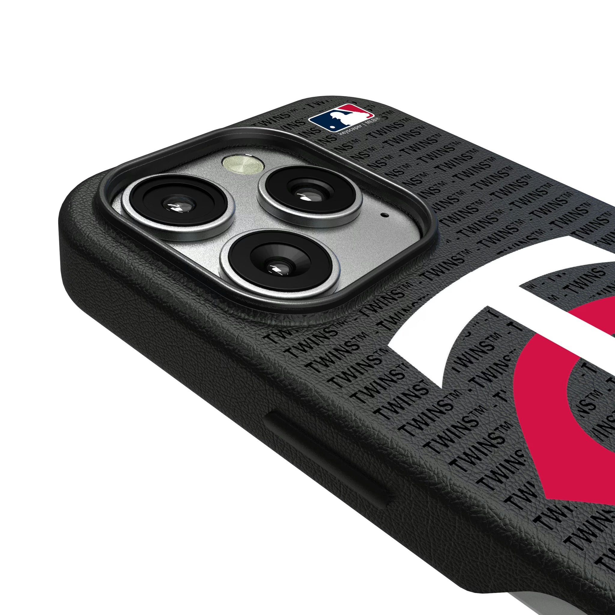 Minnesota Twins Text Backdrop iPhone MagSafe Compatible Phone Case for Apple iPhone - Detail