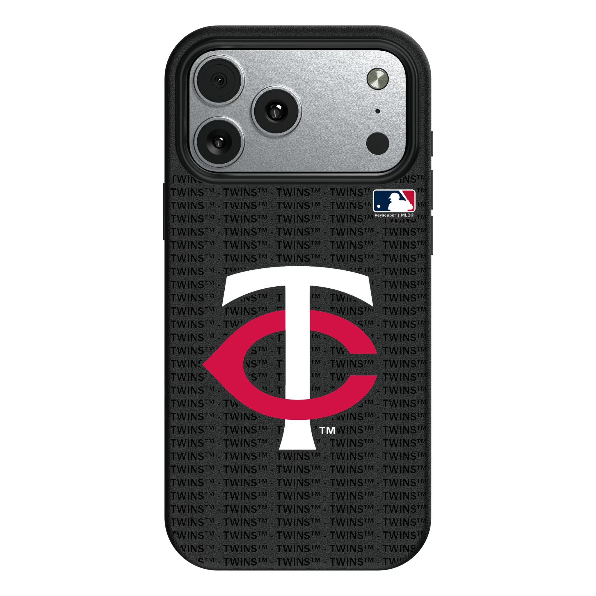 Minnesota Twins Text Backdrop iPhone MagSafe Compatible Phone Case for Apple iPhone#Device_iPhone 17 Pro Max