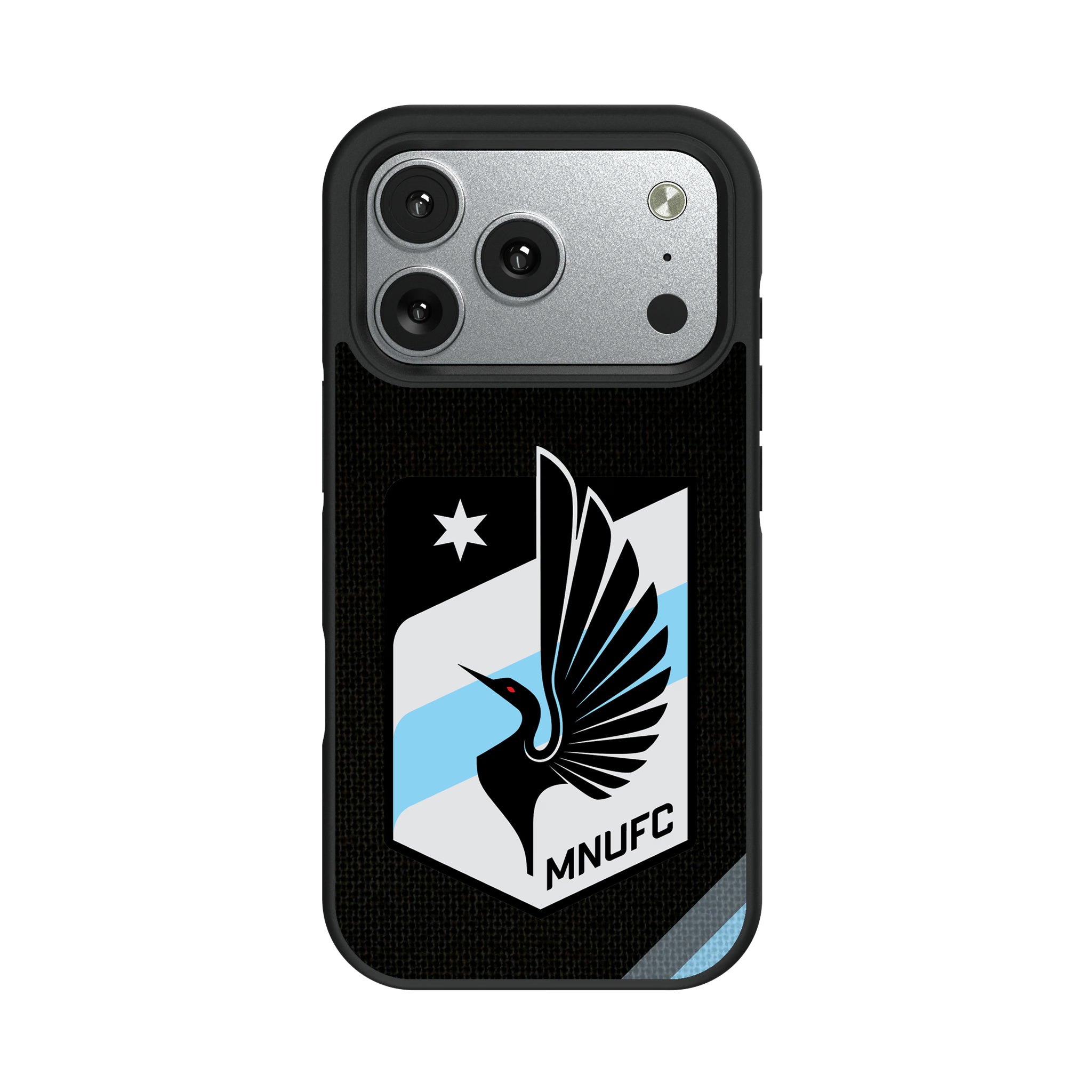 Minnesota United FC Diagonal Stripe iPhone Bump Phone Case for Apple iPhone#Device_iPhone 17 Pro