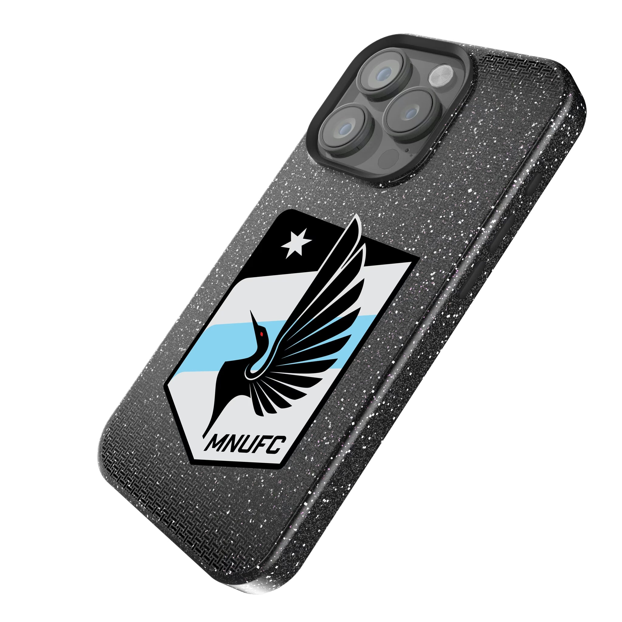Minnesota United FC Linen iPhone Bling Phone Case for Apple iPhone - Isometric View