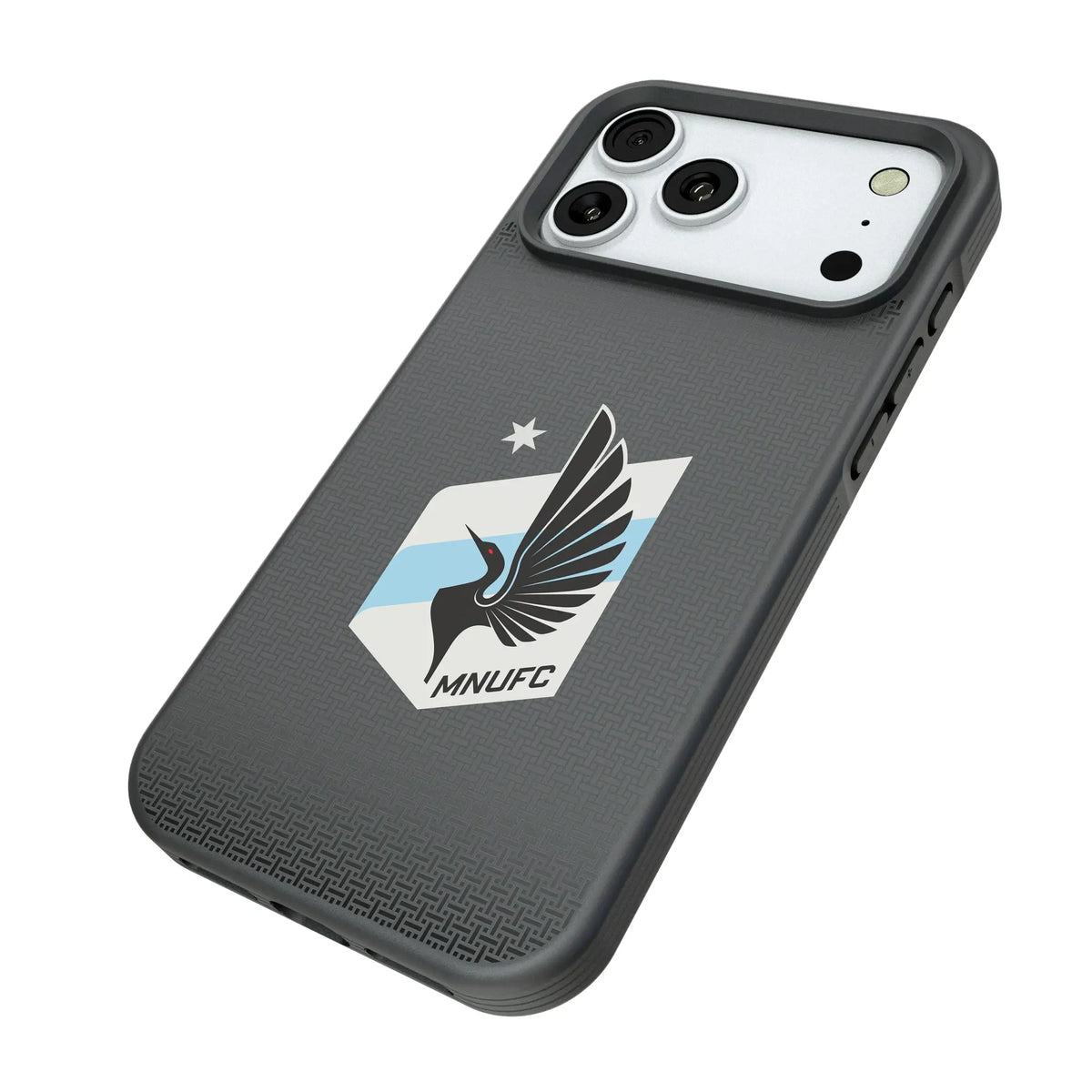 Minnesota United FC Linen iPhone Bump Phone Case for Apple iPhone - Isometric View#Device_iPhone 18 Pro Max