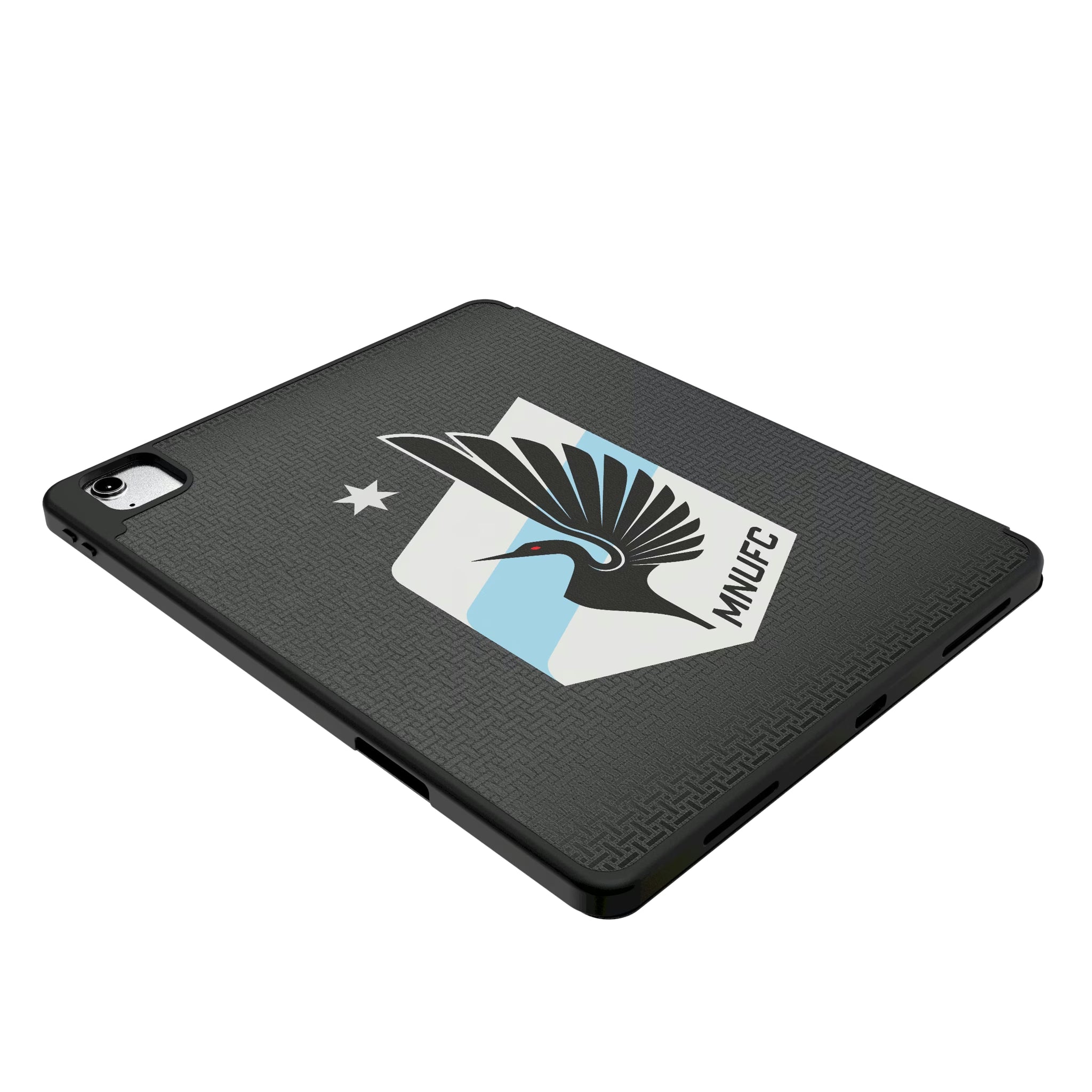 Minnesota United FC Linen iPad Tablet Case for Apple iPad - Isometric View