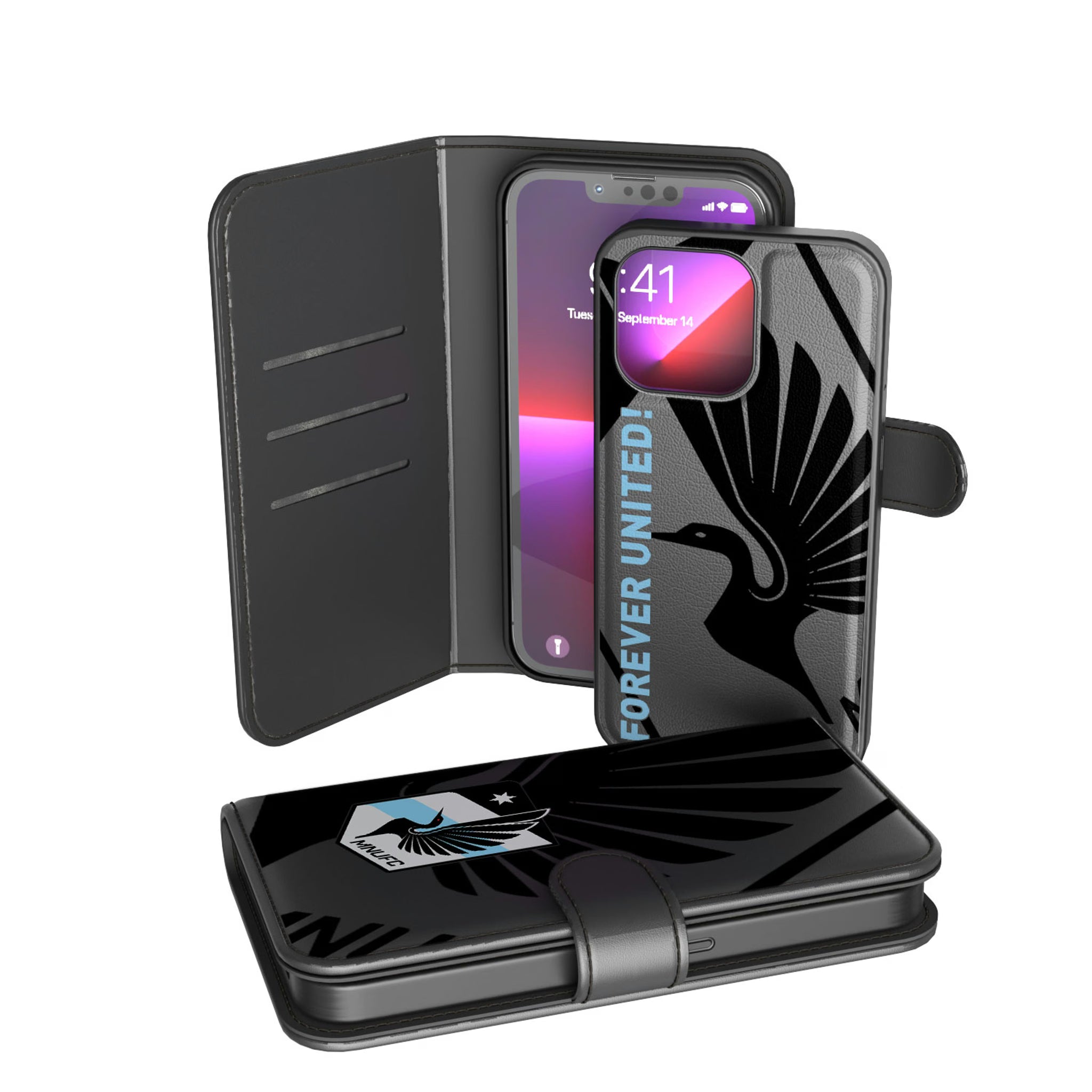 Minnesota United FC Monocolor Tilt iPhone Wallet Phone Case for Apple iPhone