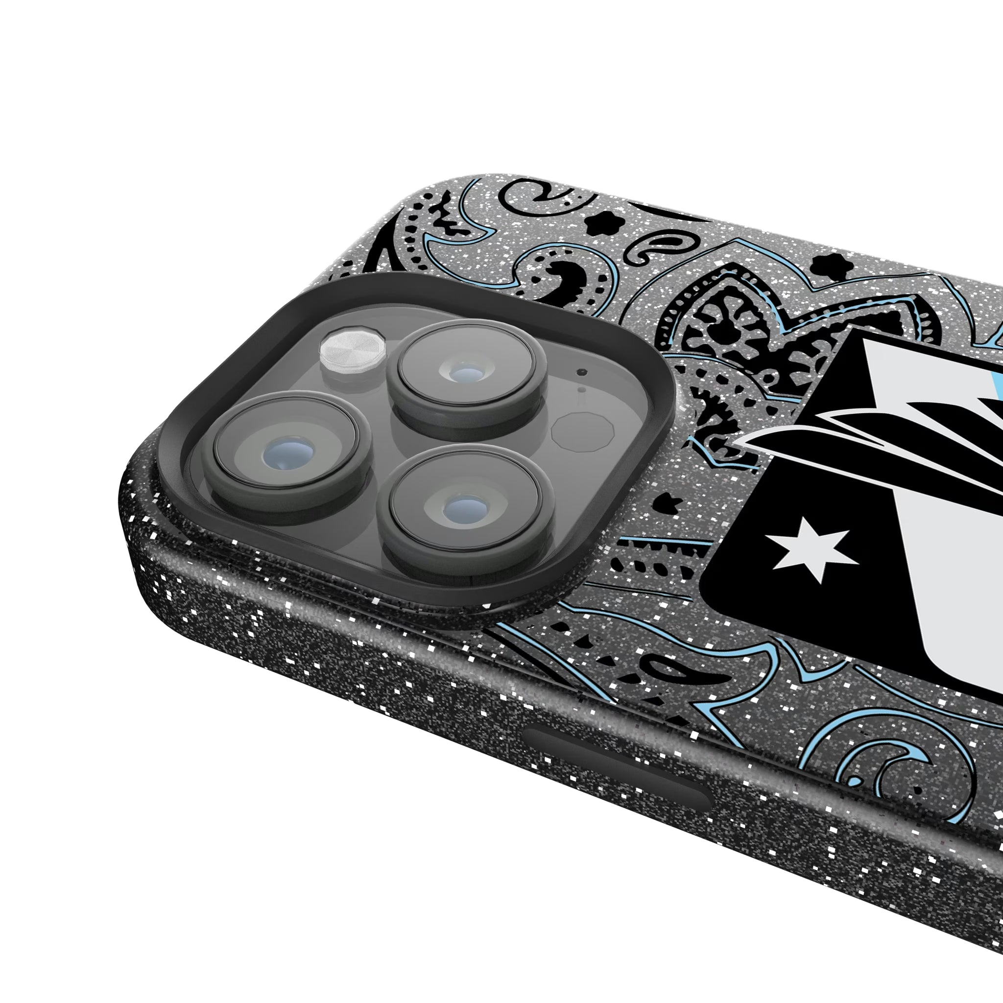 Minnesota United FC Paisley iPhone Bling Phone Case for Apple iPhone - Detail