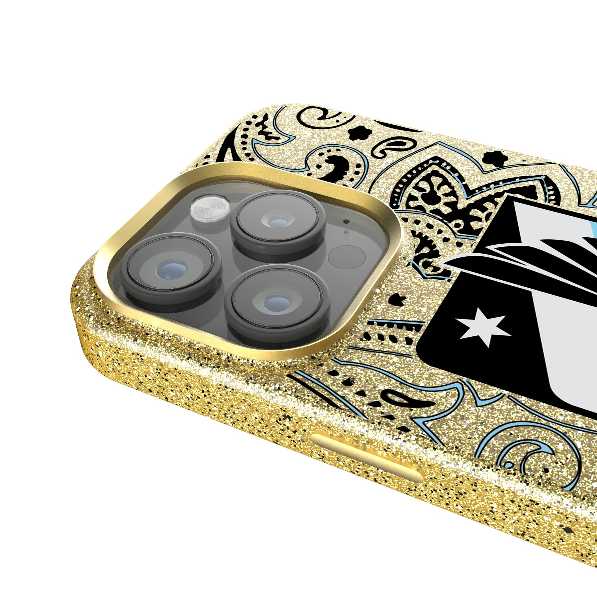 Minnesota United FC Paisley iPhone Bling Phone Case for Apple iPhone - Detail