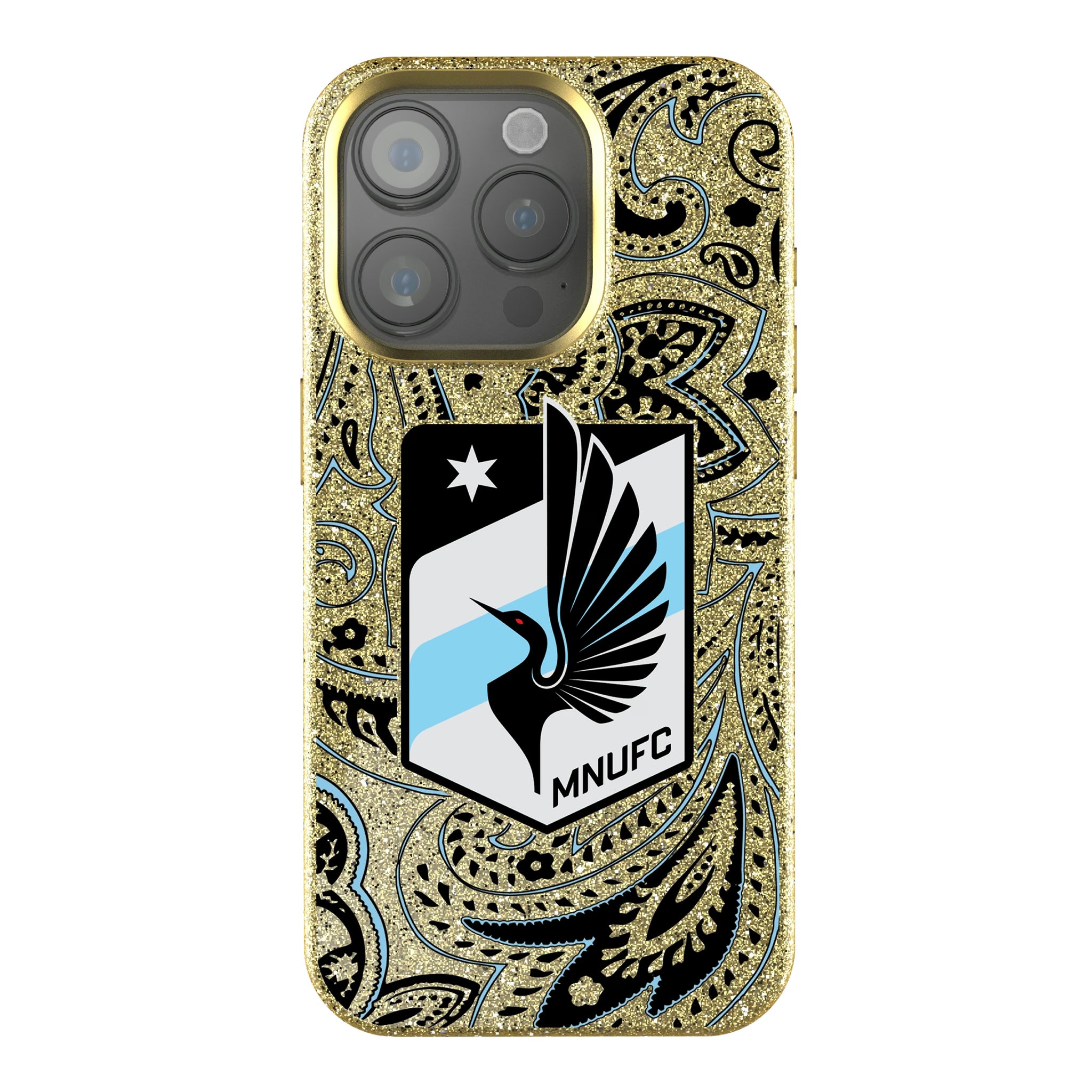 Minnesota United FC Paisley iPhone Bling Phone Case for Apple iPhone