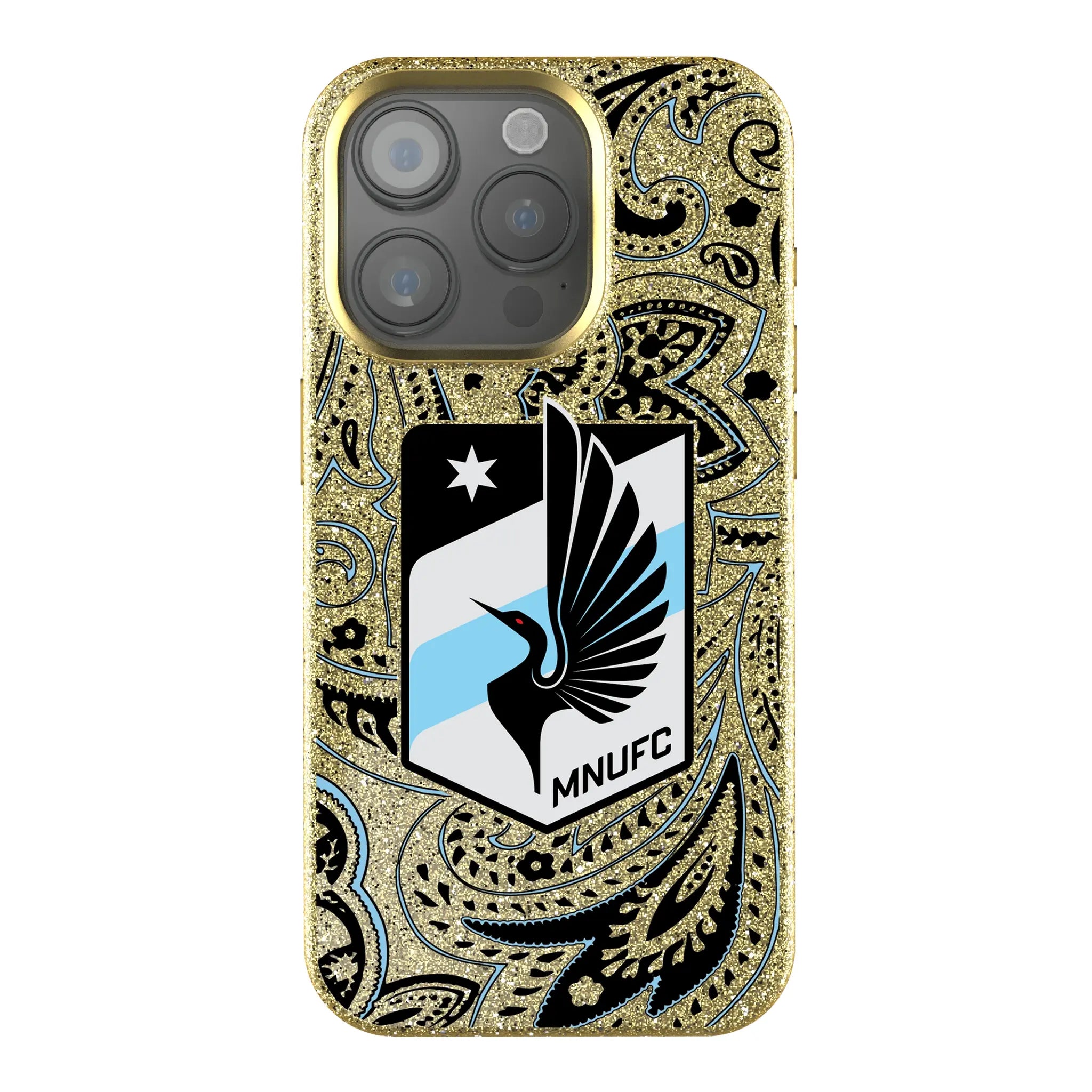 Minnesota United FC Paisley iPhone Bling Phone Case for Apple iPhone