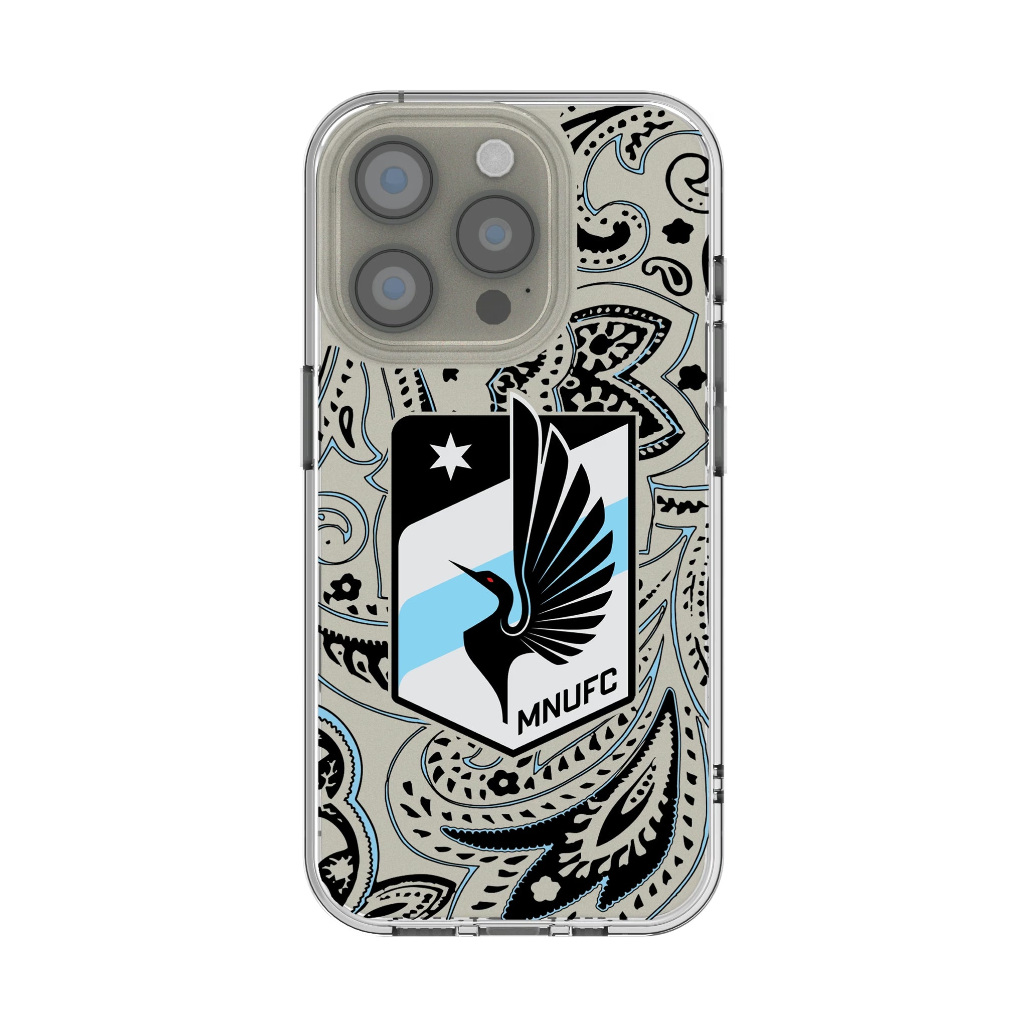 Minnesota United FC Paisley iPhone Clear Phone Case for Apple iPhone