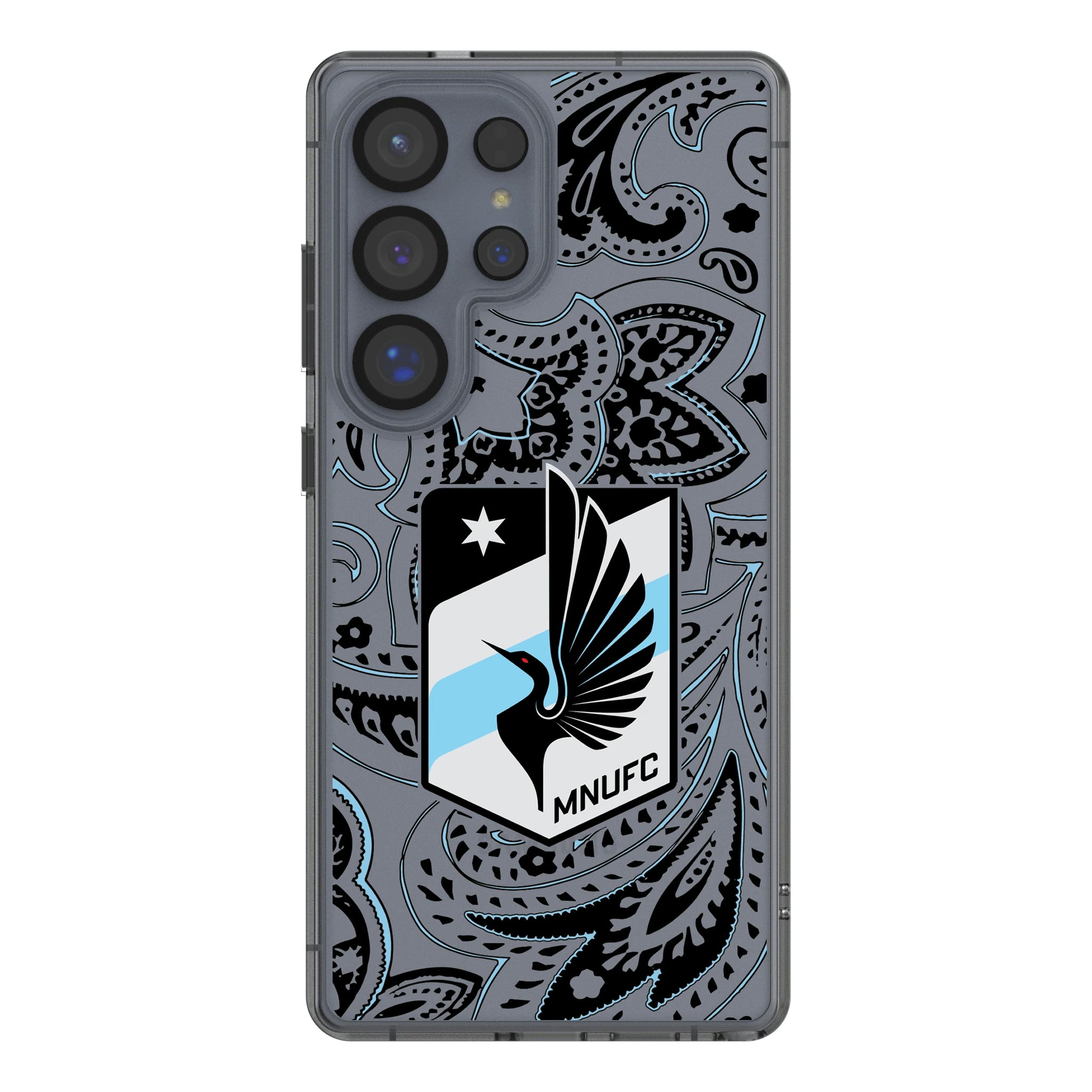 Minnesota United FC Paisley Galaxy Clear Phone Case for Samsung Galaxy
