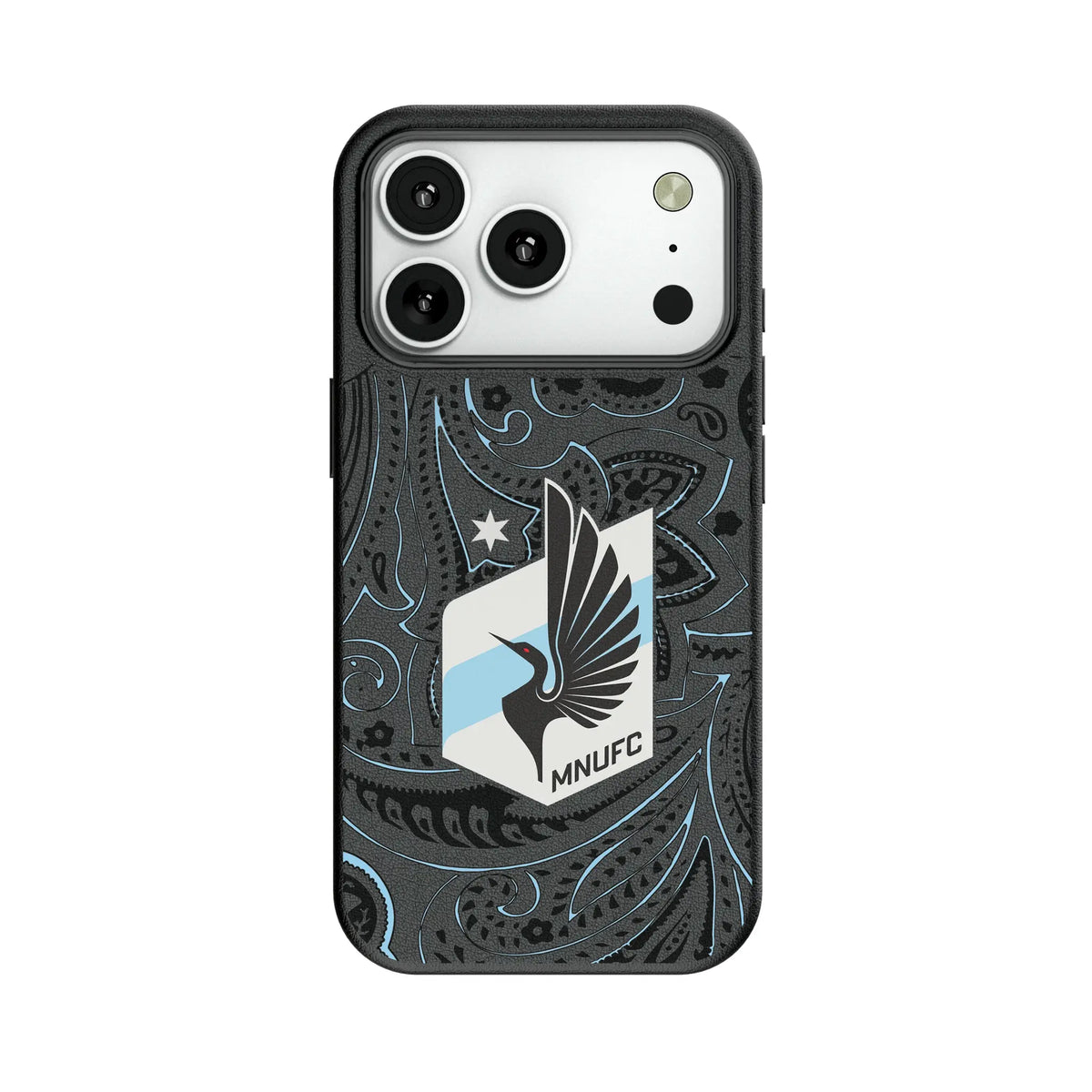 Minnesota United FC Paisley MagSafe Compatible Phone Case for Apple iPhone