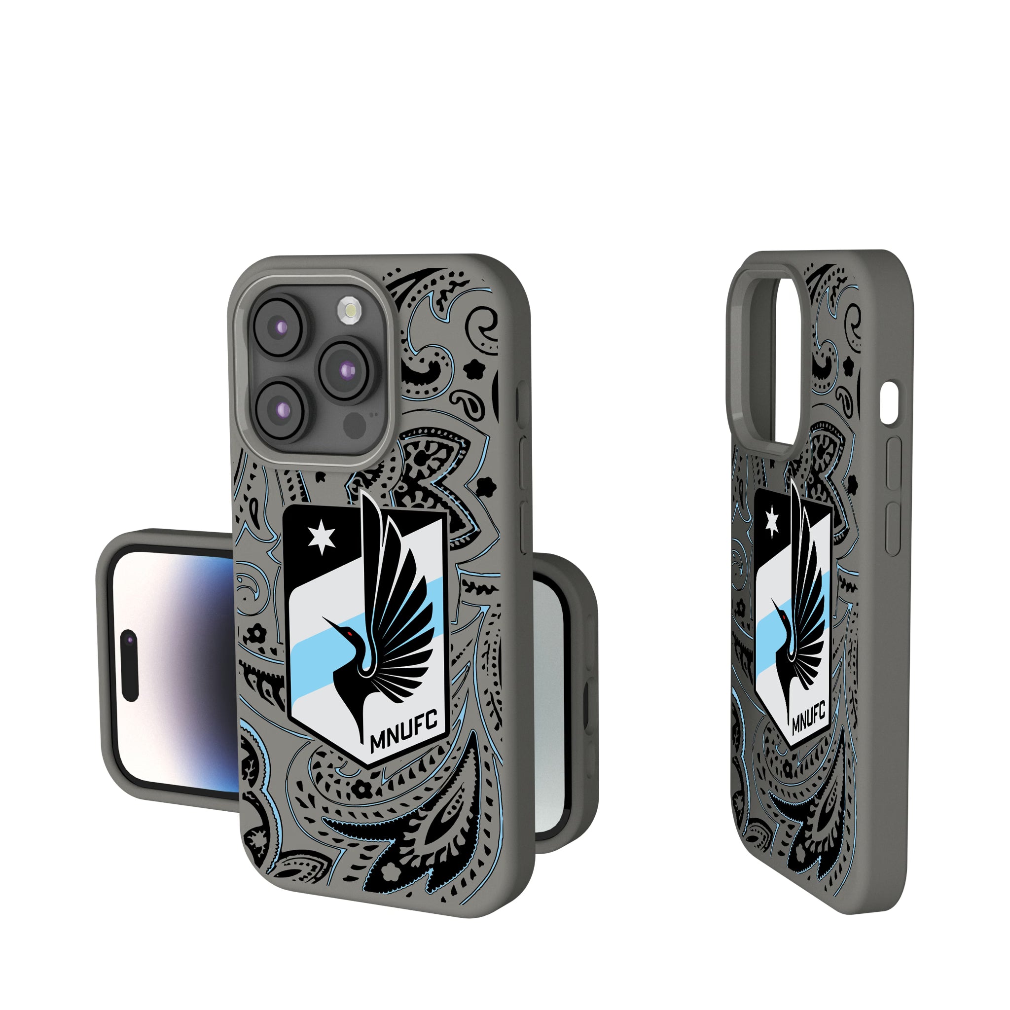 Minnesota United FC Paisley iPhone Soft Touch Phone Case for Apple iPhone