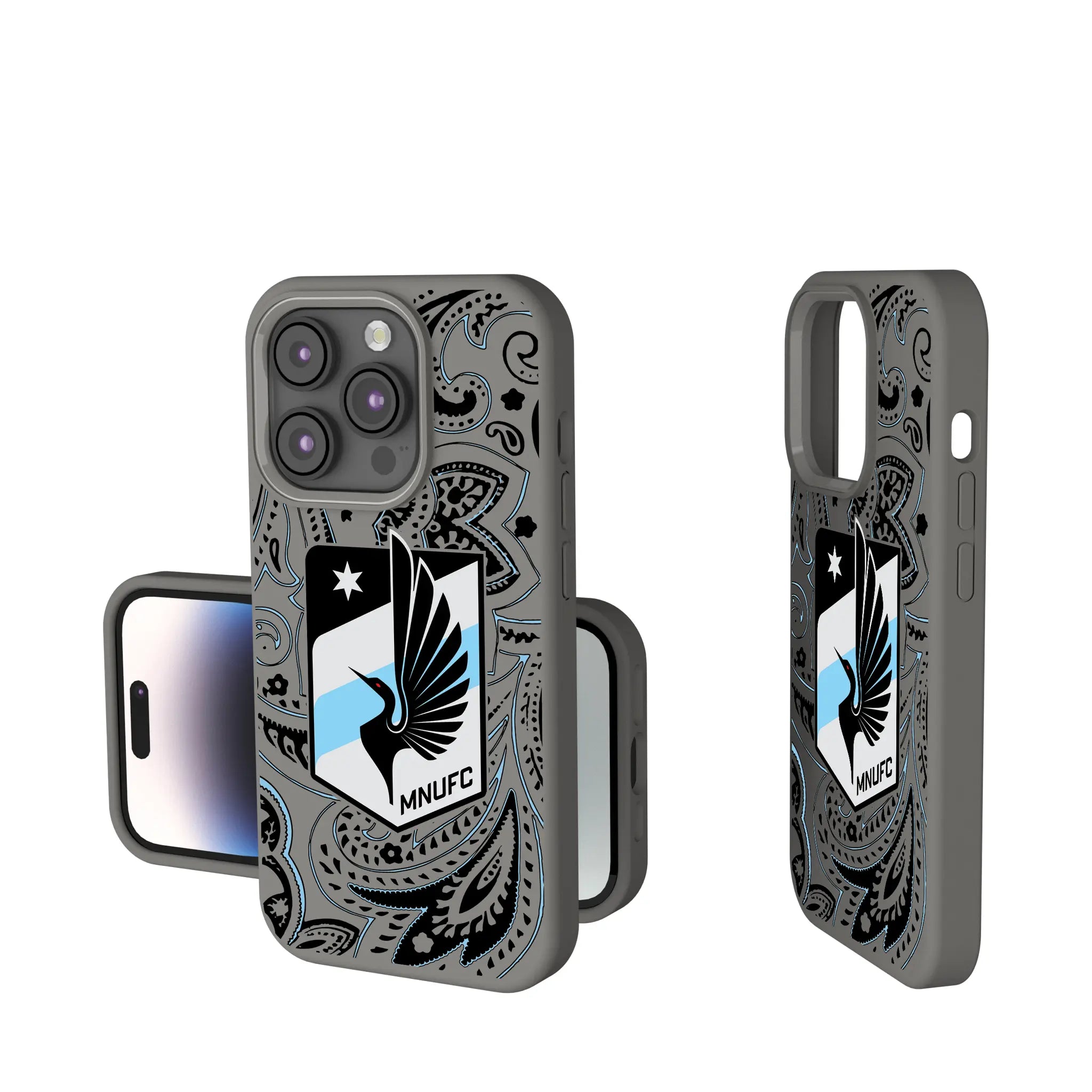 Minnesota United FC Paisley iPhone Soft Touch Phone Case for Apple iPhone