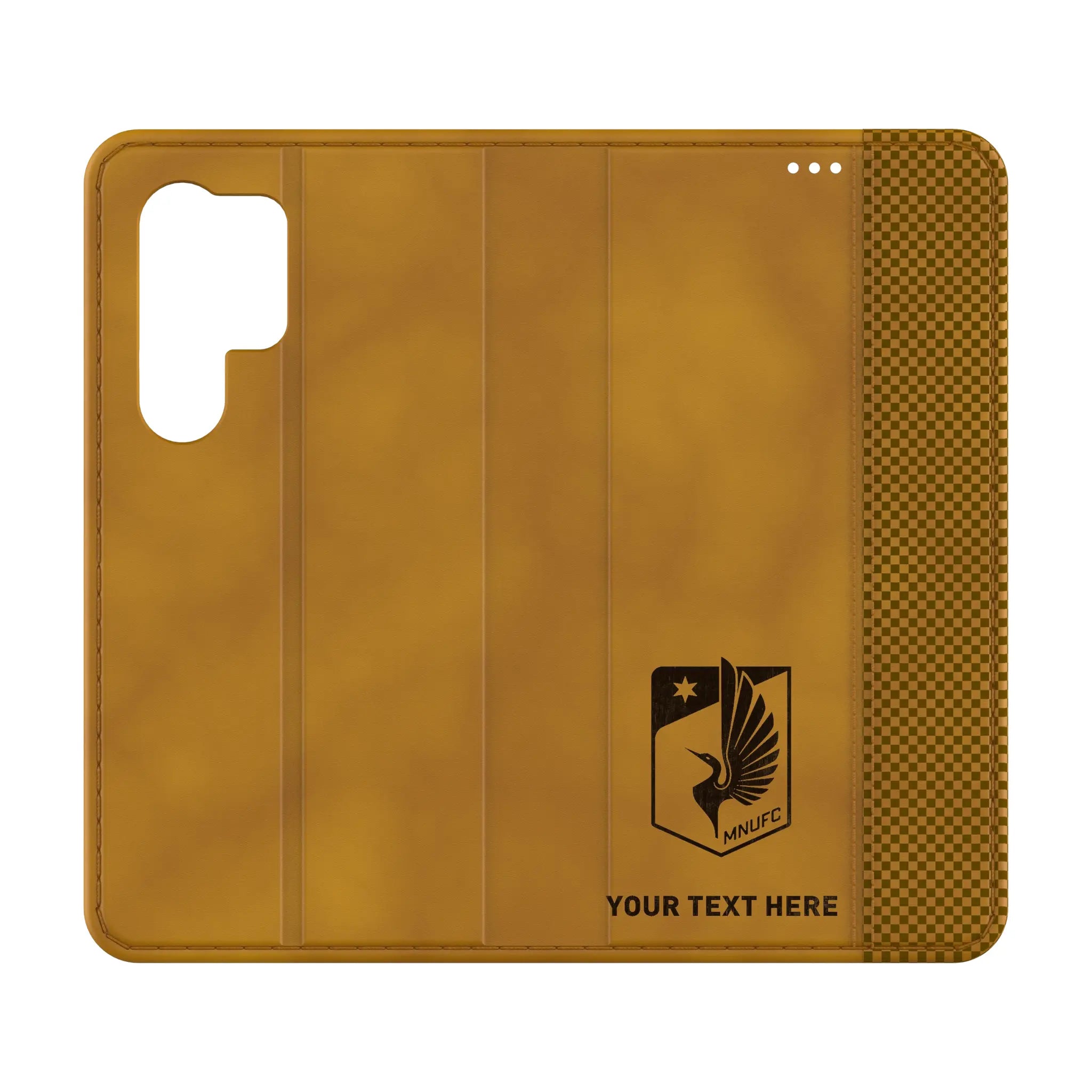 Minnesota United FC Personalized Burn Galaxy Folio Phone Case for Samsung Galaxy
