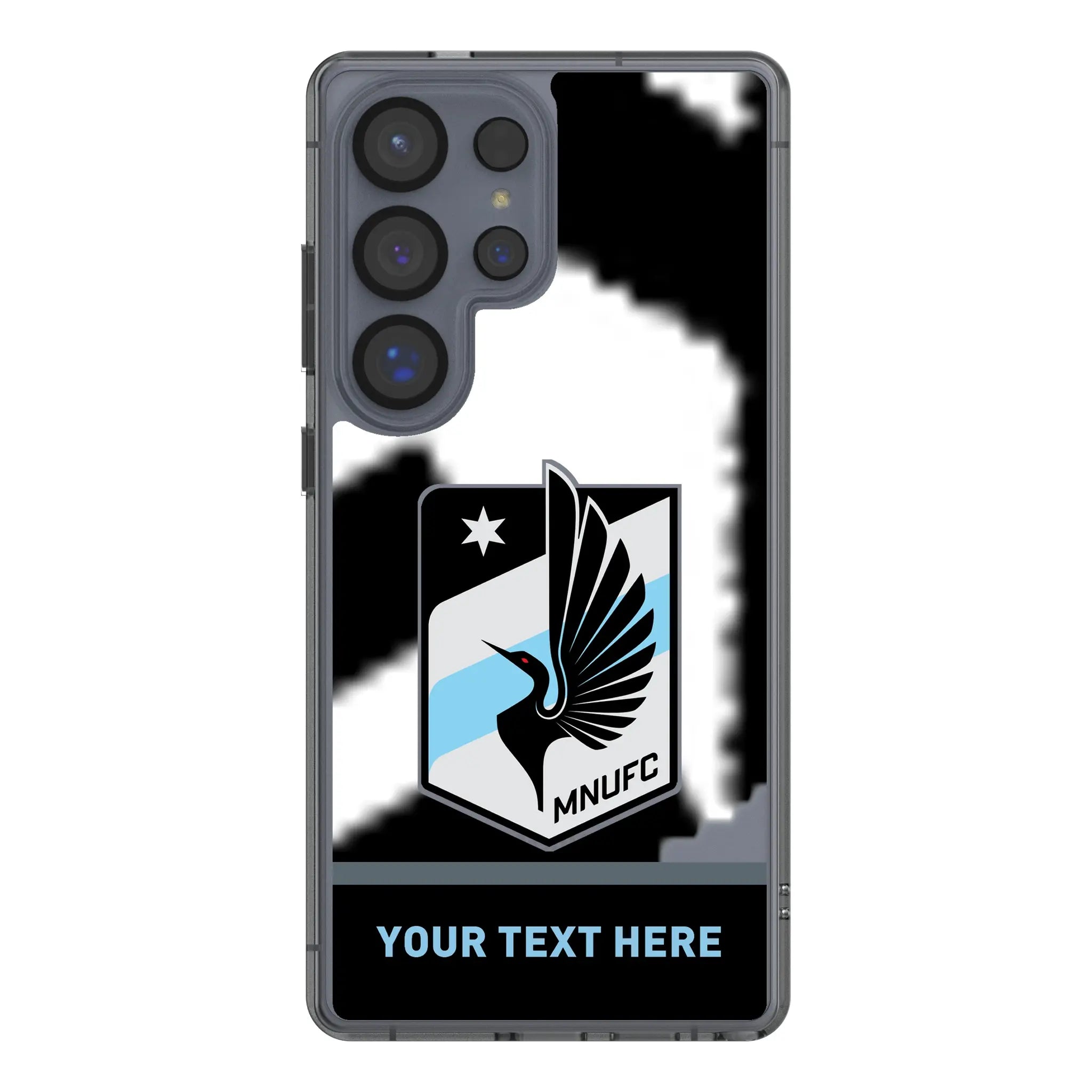 Minnesota United FC Personalized EndZone Plus Galaxy Clear Phone Case for Samsung Galaxy
