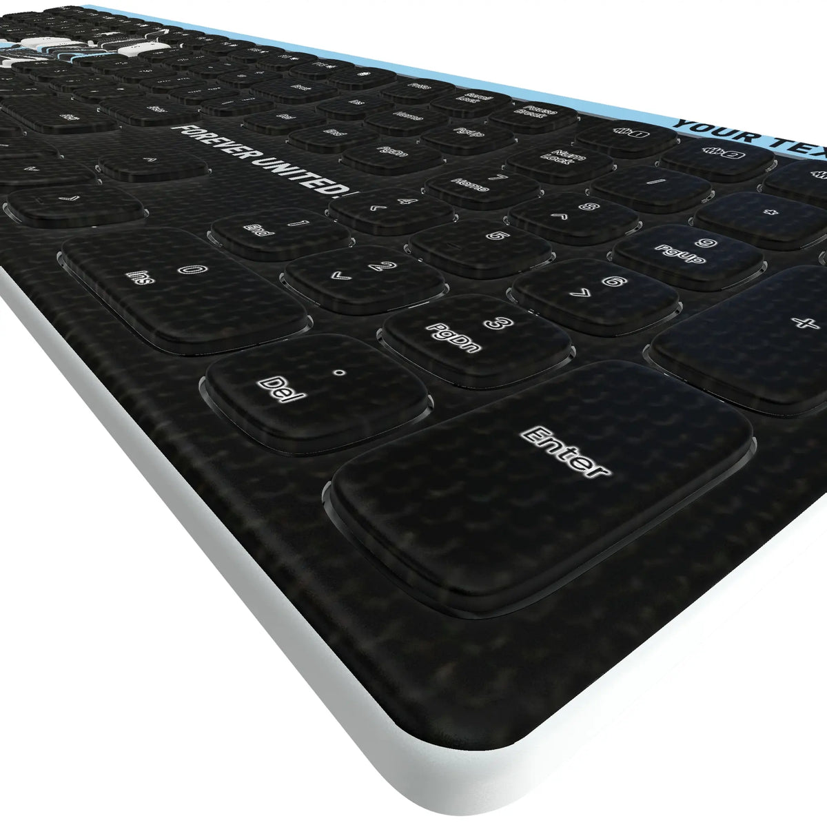 Minnesota United FC Personalized Endzone Solid KKB605 Curved Wireless Keyboard - Detail