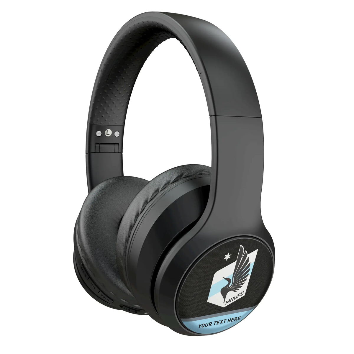 Minnesota United FC Personalized Endzone Solid Wireless Over-Ear Headphones With Case