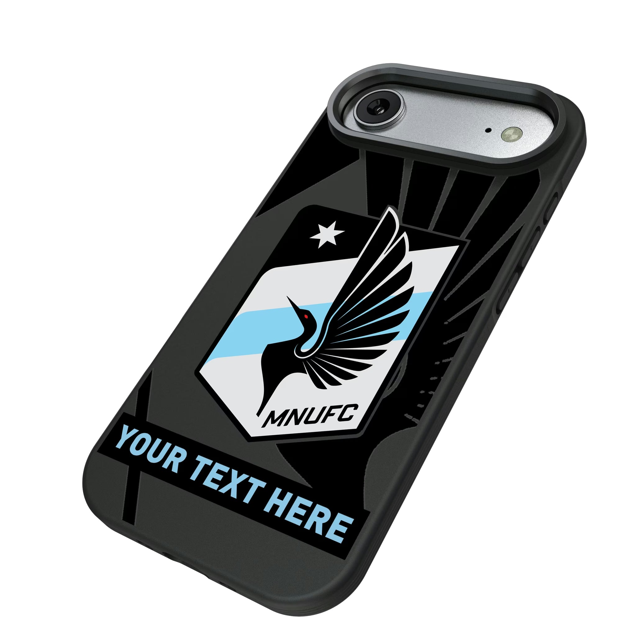 Minnesota United FC Personalized Tilt iPhone Bump Phone Case for Apple iPhone - Isometric View#Device_iPhone Air