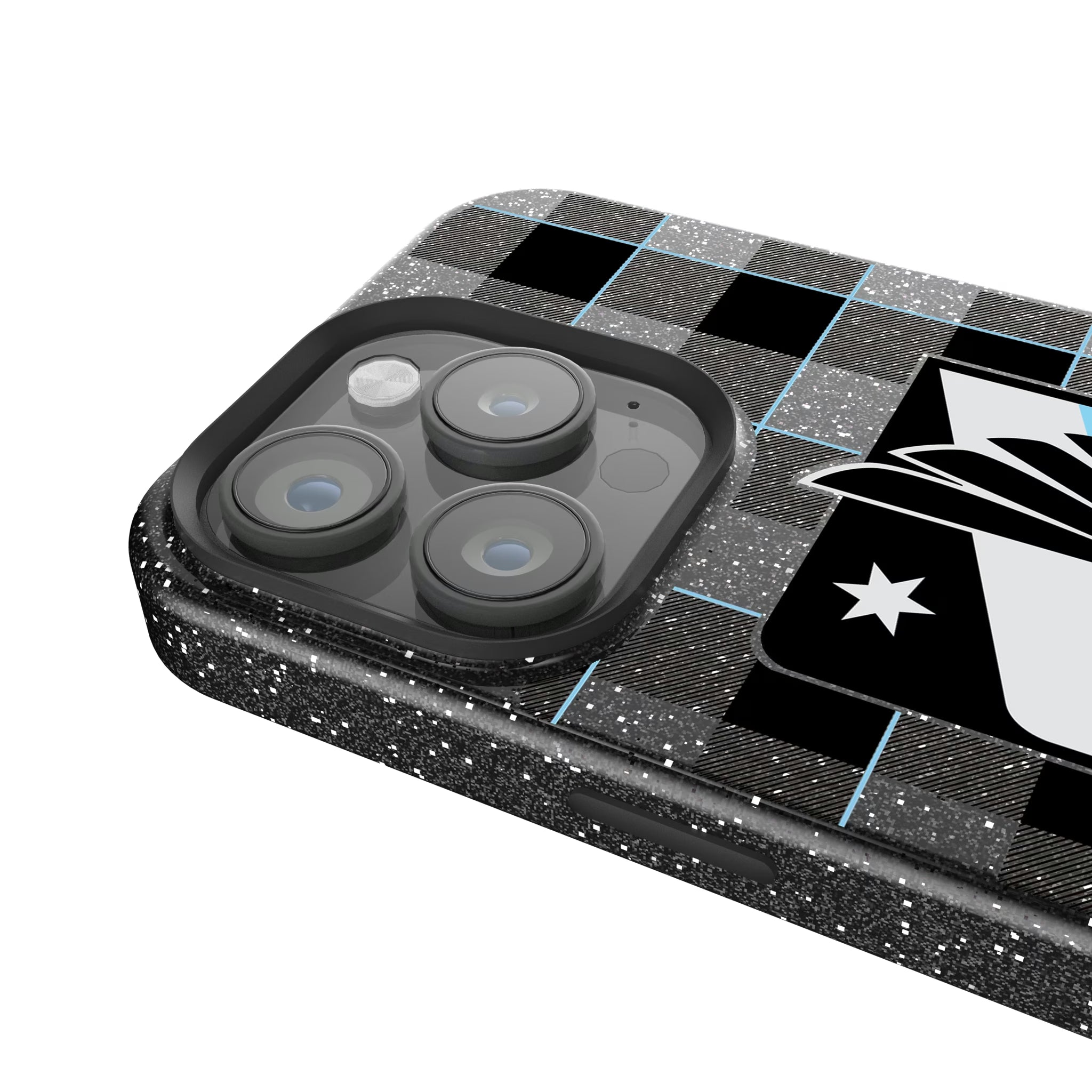 Minnesota United FC Plaid iPhone Bling Phone Case for Apple iPhone - Detail