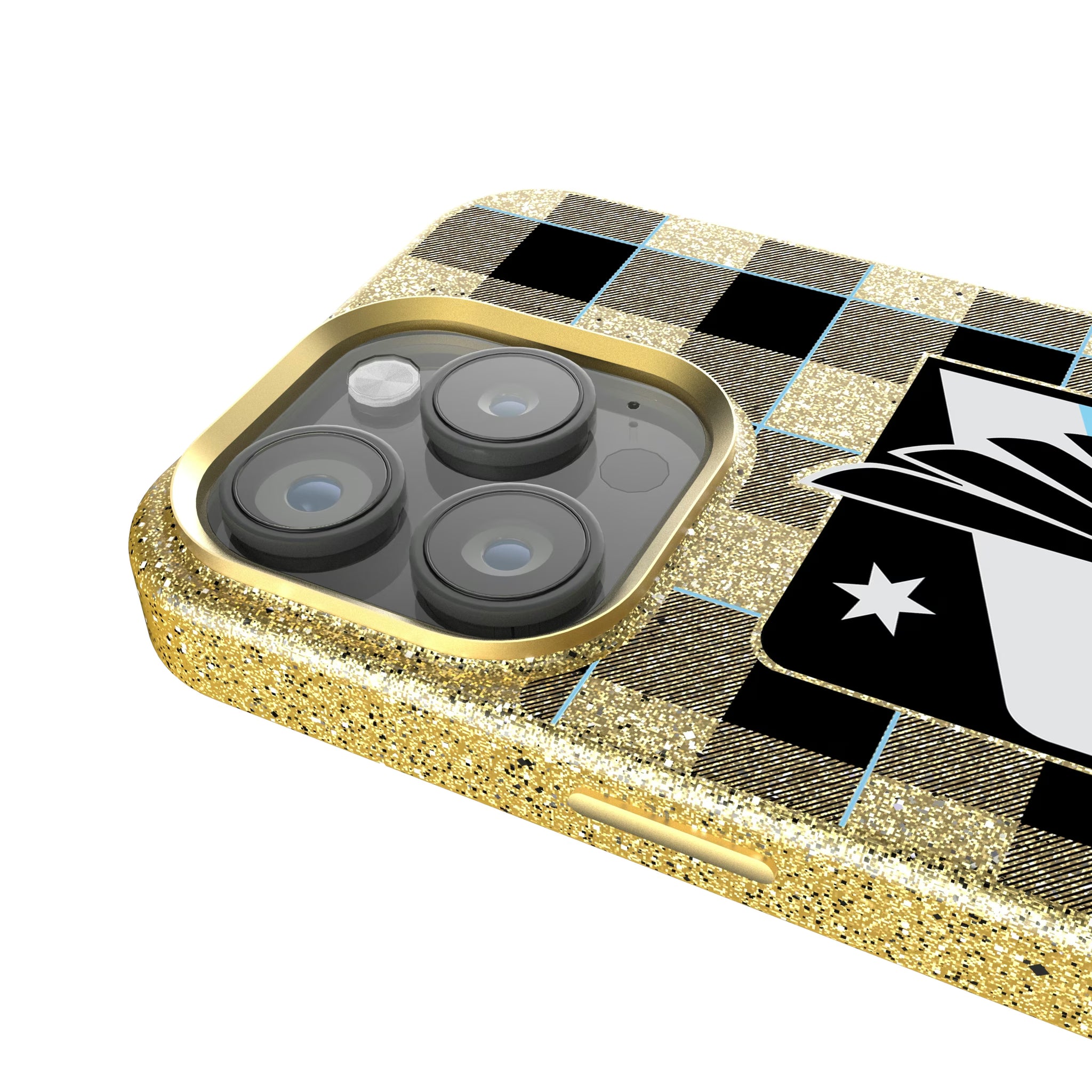 Minnesota United FC Plaid iPhone Bling Phone Case for Apple iPhone - Detail