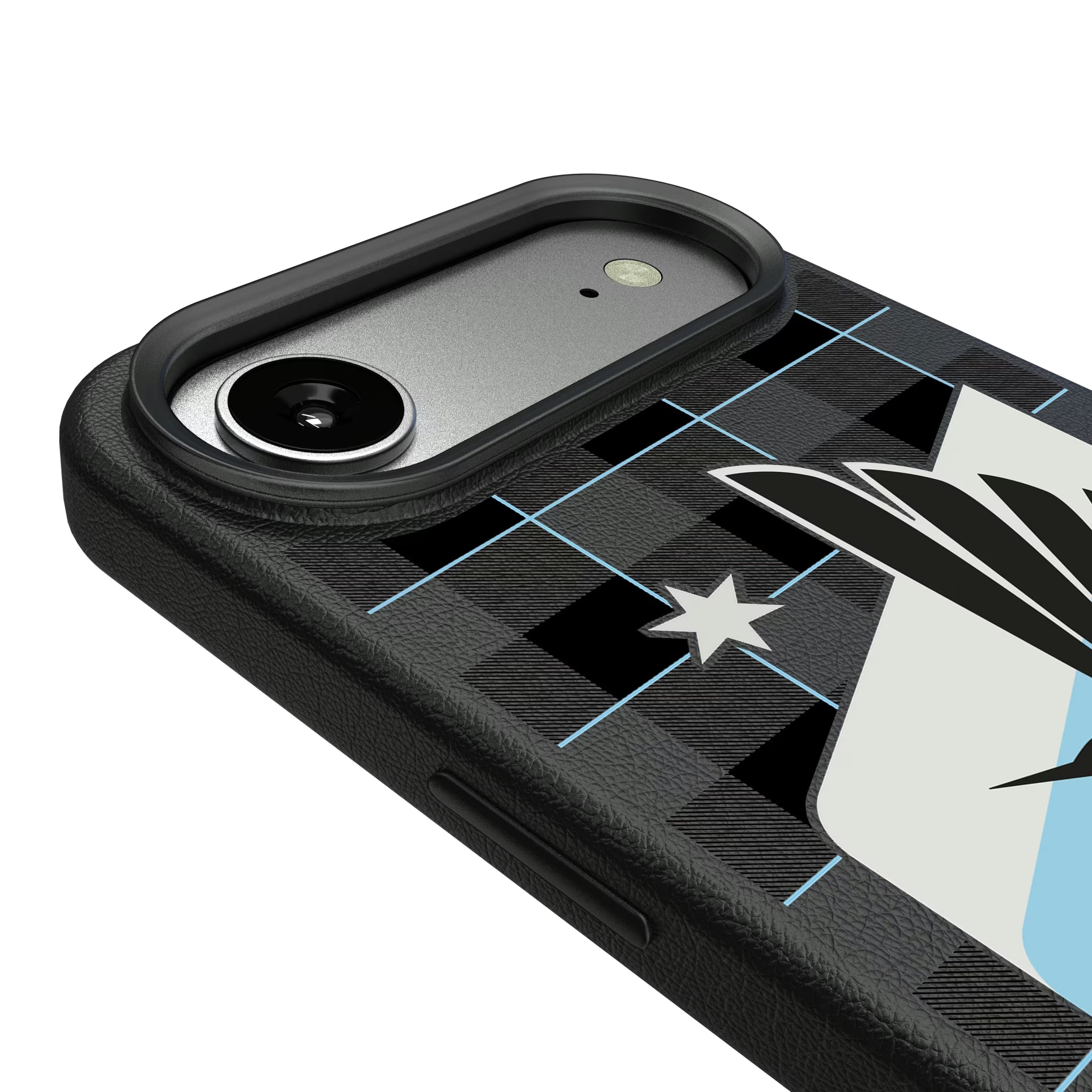 Minnesota United FC Plaid iPhone MagSafe Compatible Phone Case for Apple iPhone - Detail#Device_iPhone Air