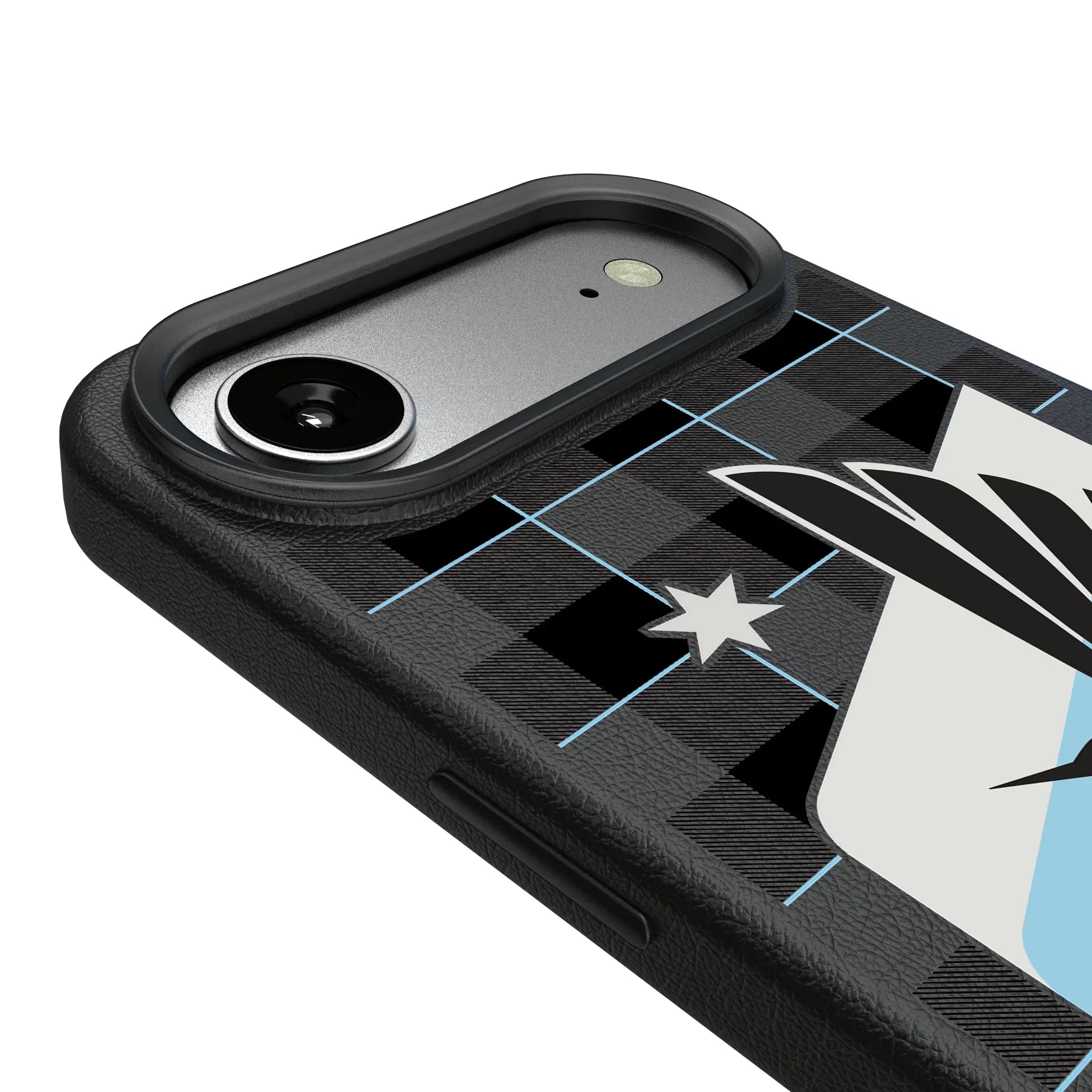 Minnesota United FC Plaid iPhone MagSafe Compatible Phone Case for Apple iPhone - Detail#Device_iPhone Air