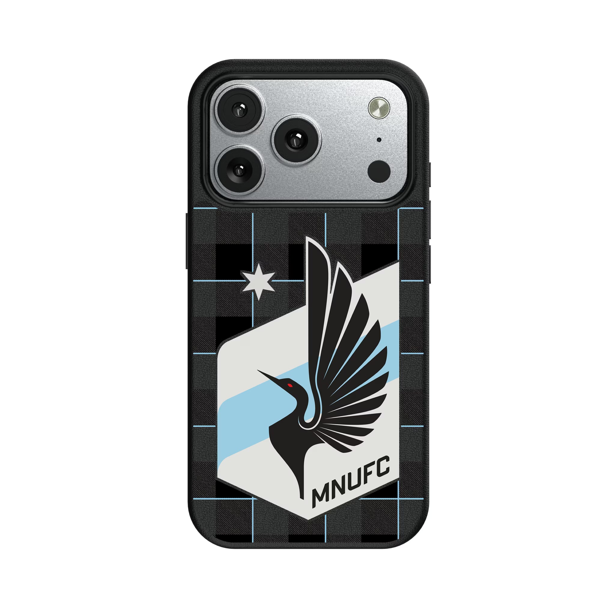 Minnesota United FC Plaid iPhone MagSafe Compatible Phone Case for Apple iPhone#Device_iPhone 17 Pro