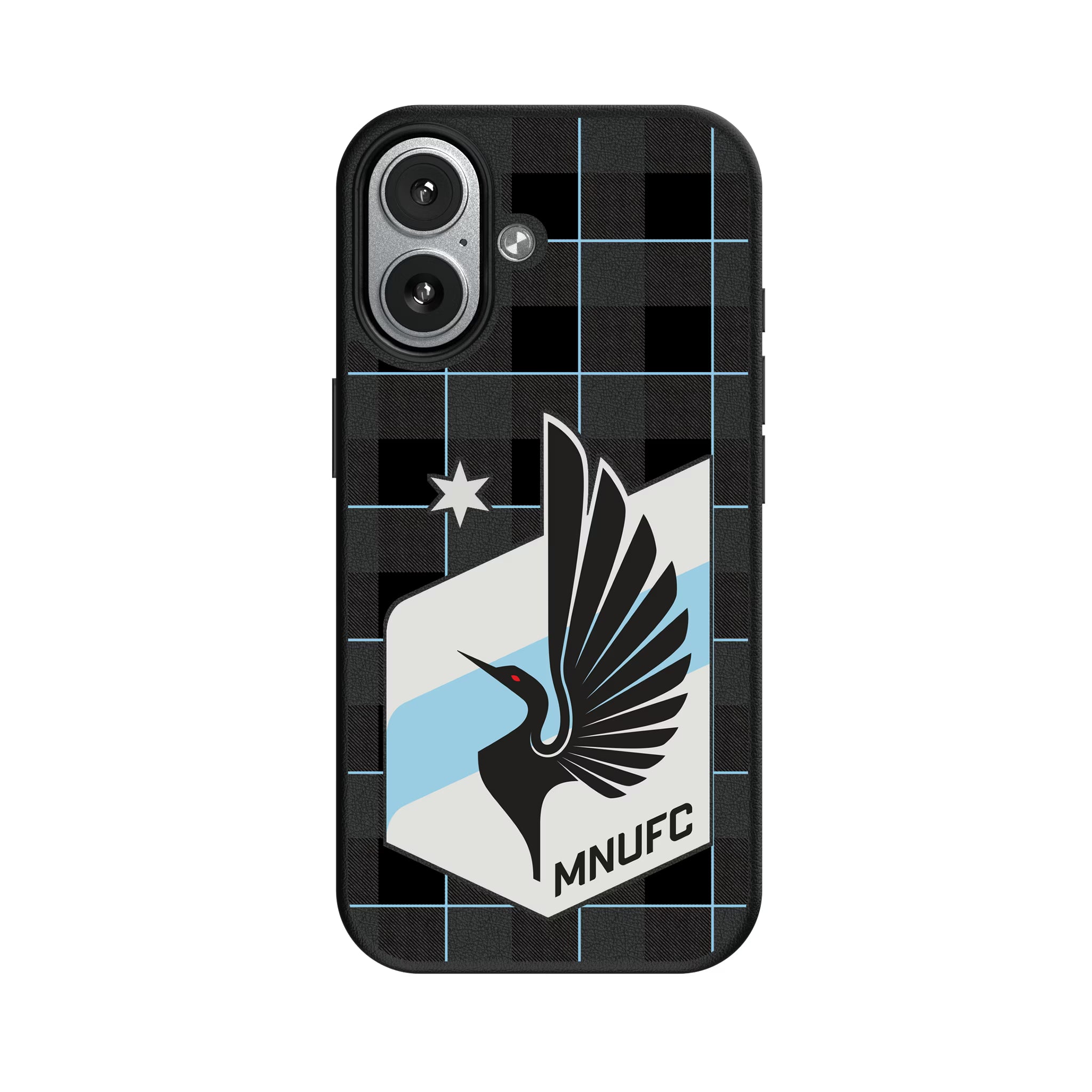 Minnesota United FC Plaid iPhone MagSafe Compatible Phone Case for Apple iPhone#Device_iPhone 17