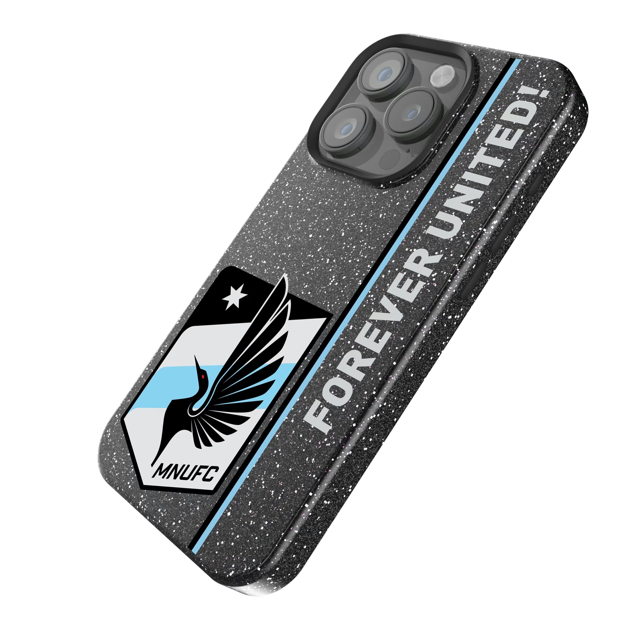 Minnesota United FC Sidebar iPhone Bling Phone Case for Apple iPhone - Isometric View