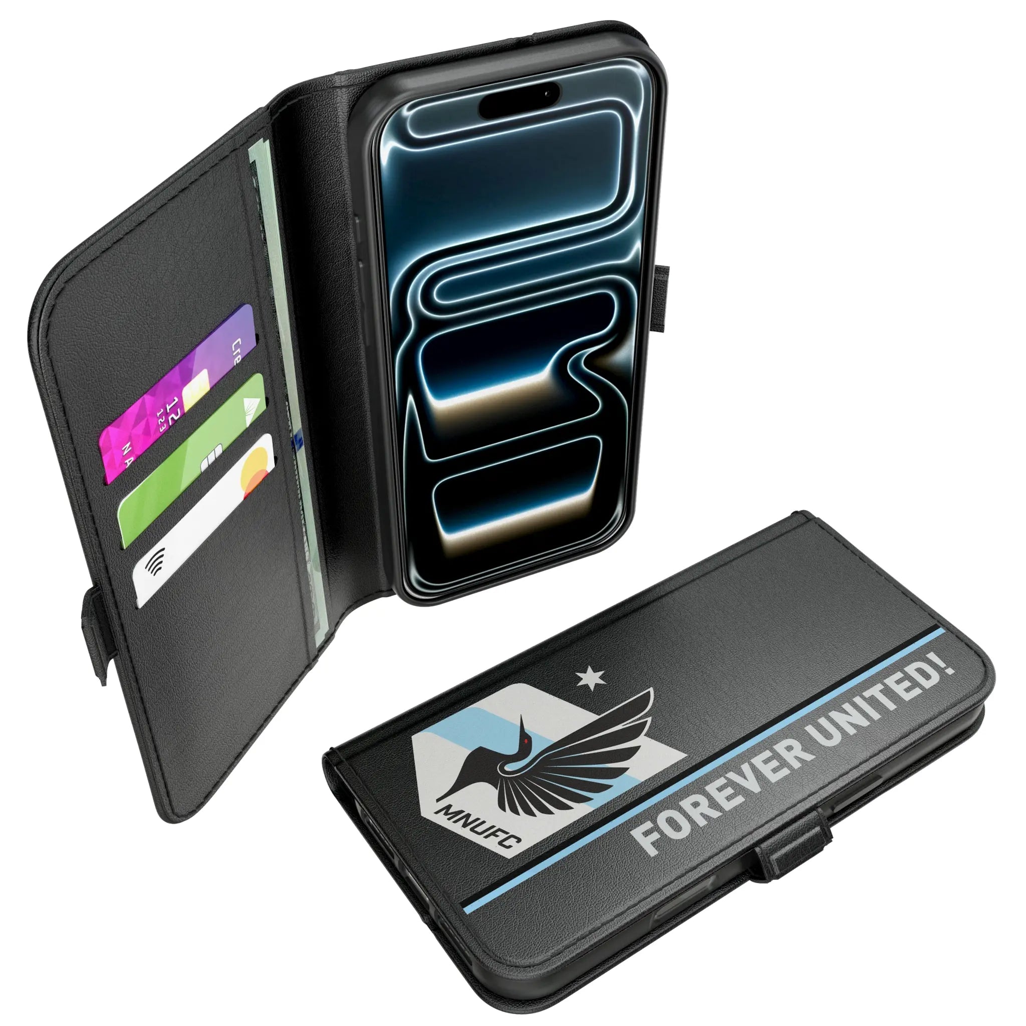 Minnesota United FC Sidebar iPhone Folio Phone Case for Apple iPhone#Device_iPhone 17 Pro Max