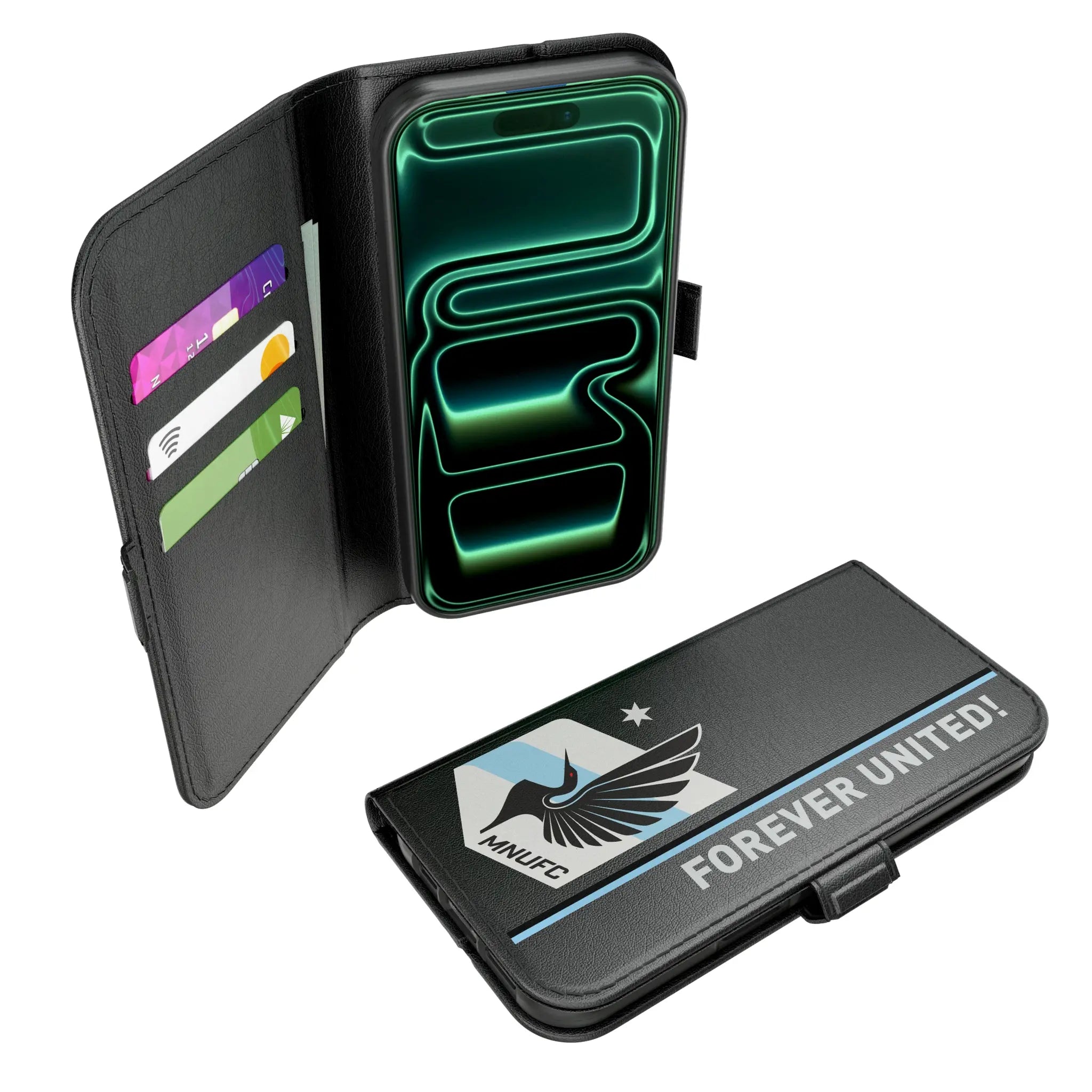 Minnesota United FC Sidebar iPhone Folio Phone Case for Apple iPhone#Device_iPhone 17