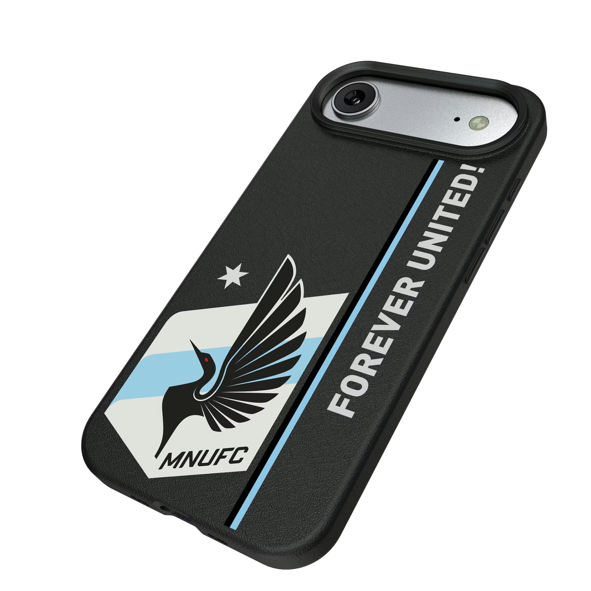 Minnesota United FC Sidebar iPhone MagSafe Compatible Phone Case for Apple iPhone - Isometric View#Device_iPhone Air