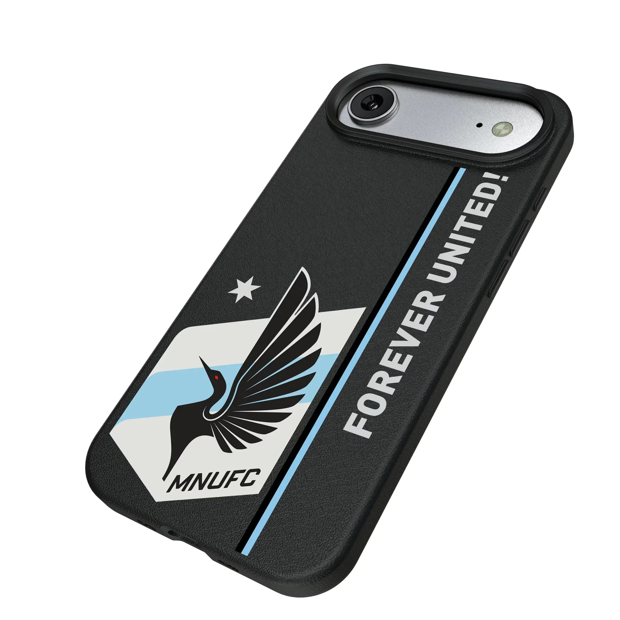 Minnesota United FC Sidebar iPhone MagSafe Compatible Phone Case for Apple iPhone - Isometric View#Device_iPhone Air