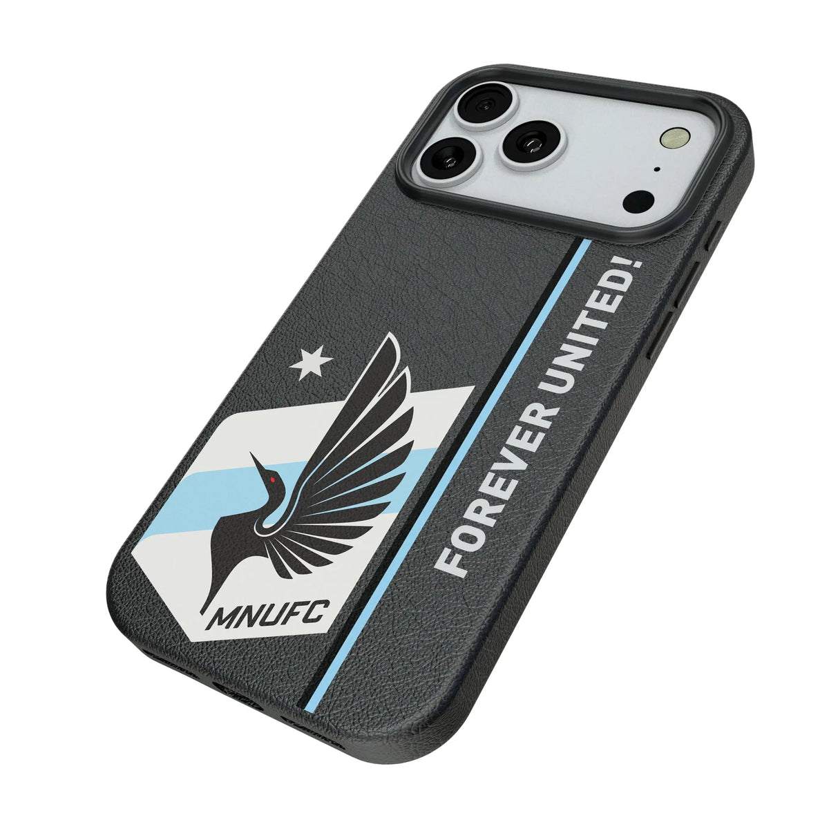 Minnesota United FC Sidebar iPhone MagSafe Compatible Phone Case for Apple iPhone - Isometric View#Device_iPhone 18 Pro Max