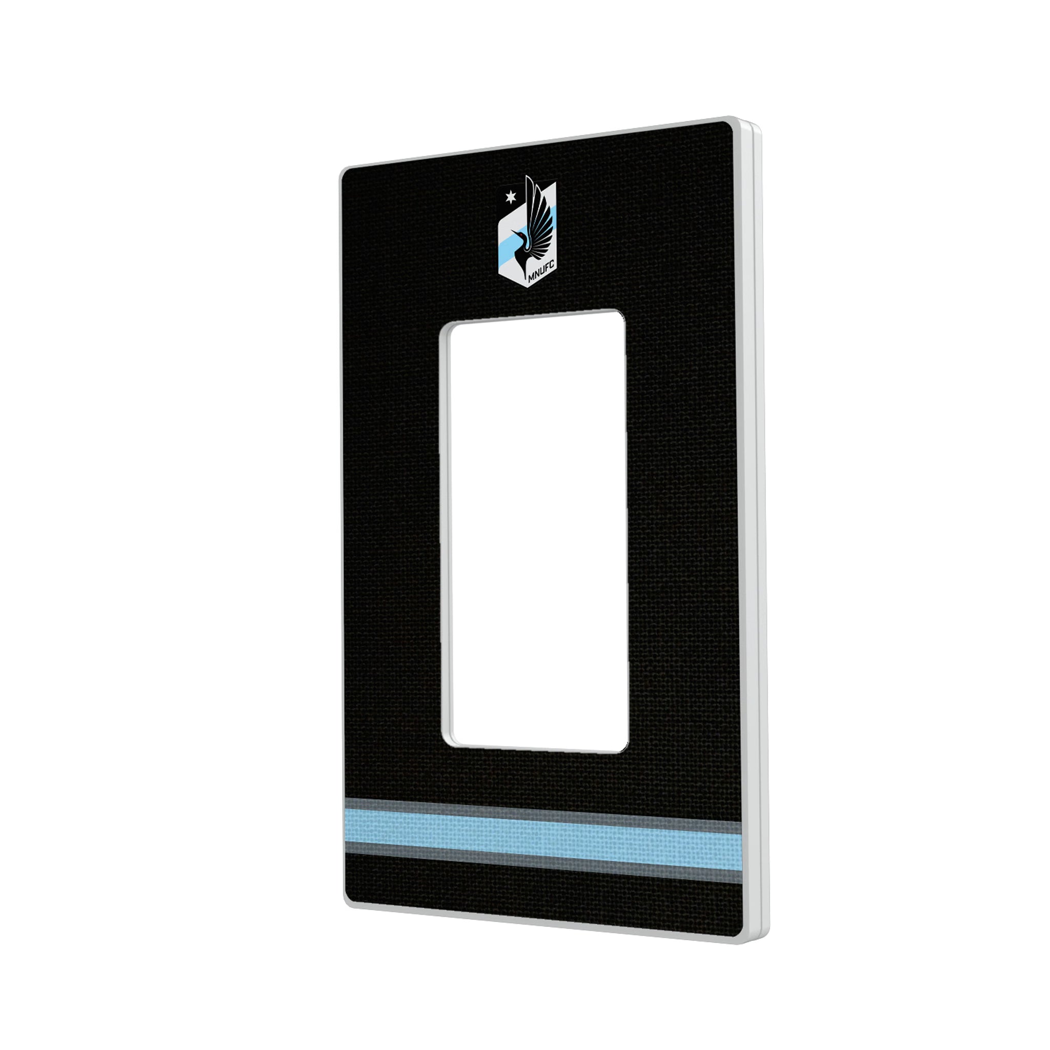 Minnesota United FC Stripe Hidden-Screw Light Switch Plate#Style_Single Rocker