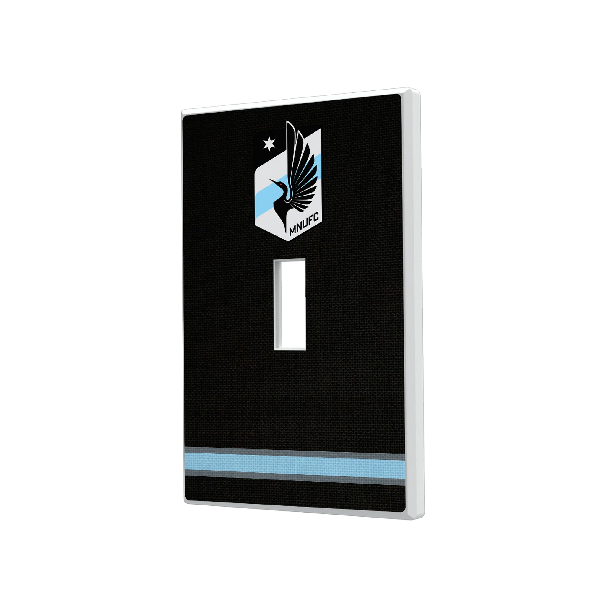 Minnesota United FC Stripe Hidden-Screw Light Switch Plate#Style_Single Toggle