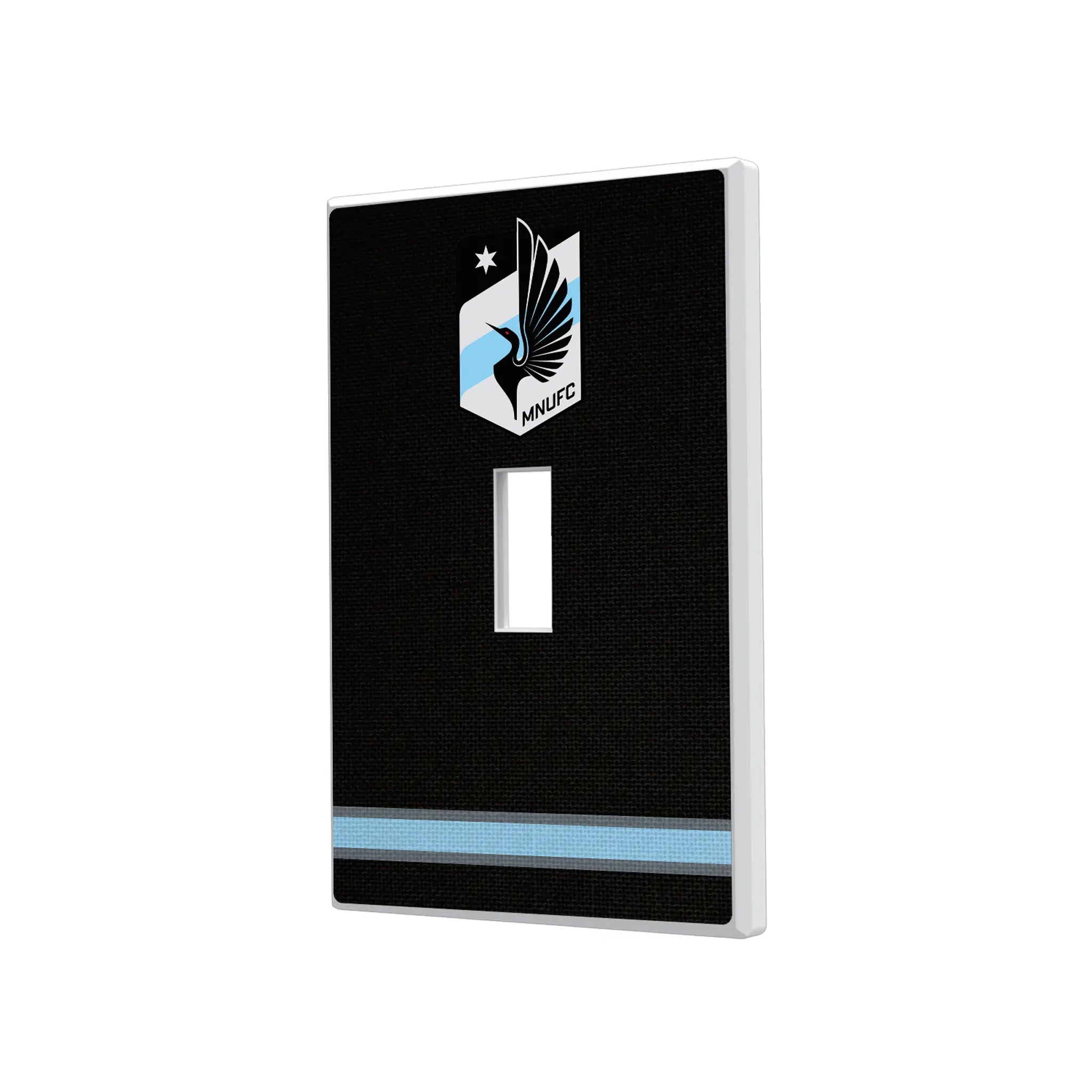 Minnesota United FC Stripe Hidden-Screw Light Switch Plate#Style_Single Toggle