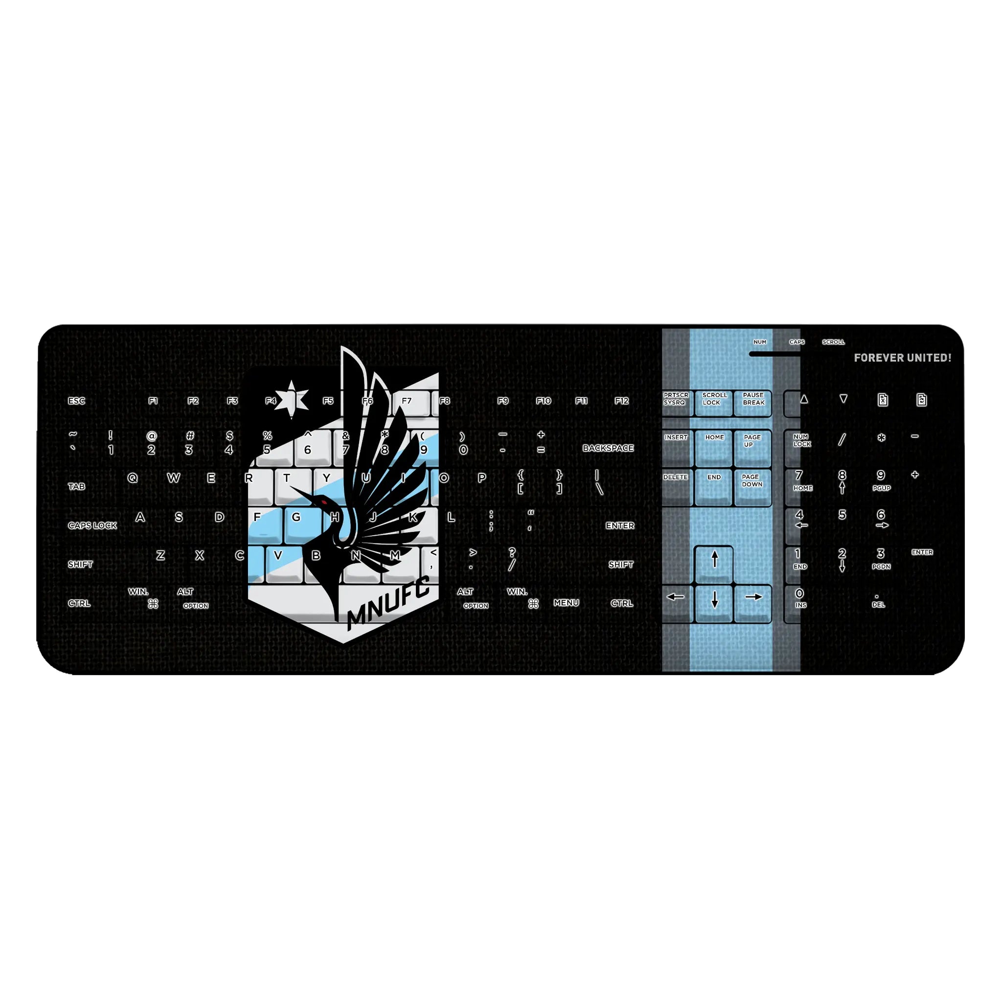 Minnesota United FC Stripe Wireless USB Keyboard