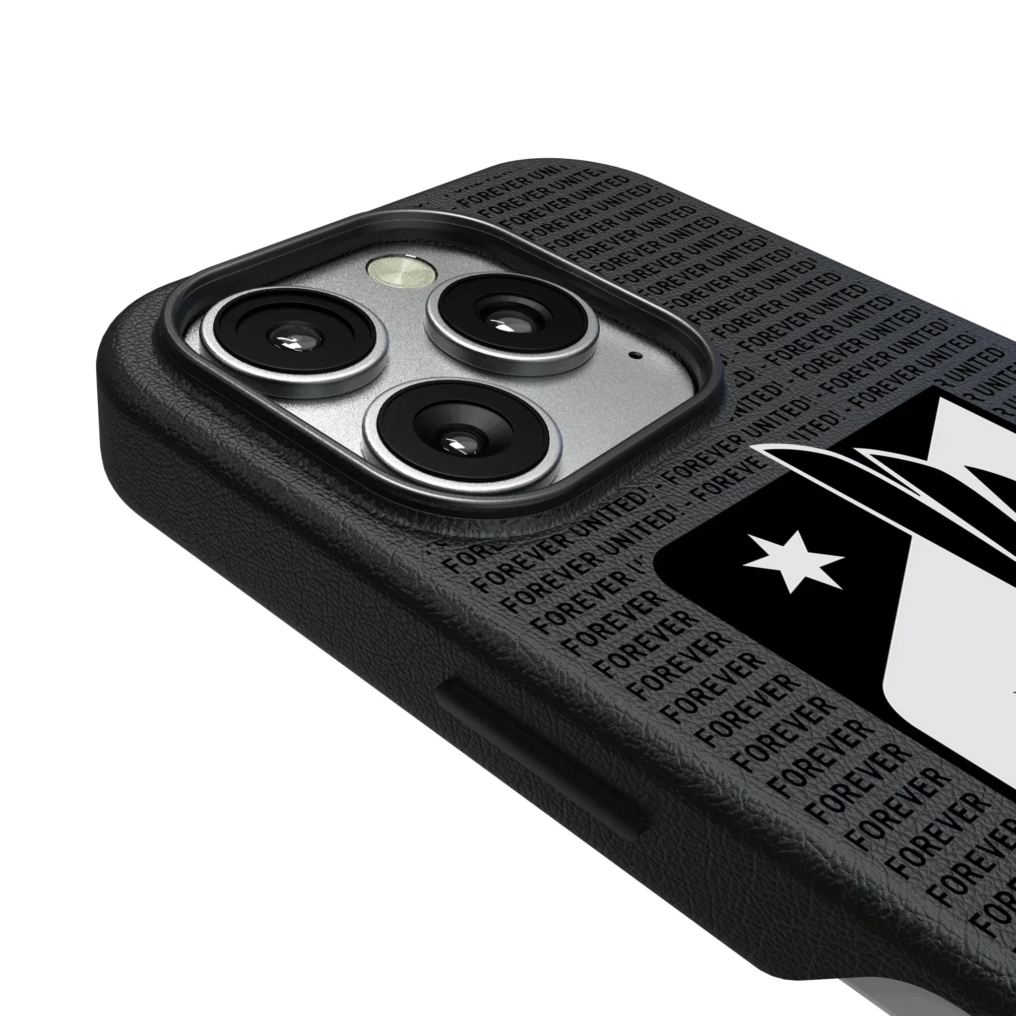 Minnesota United FC Text Backdrop iPhone MagSafe Compatible Phone Case for Apple iPhone - Detail