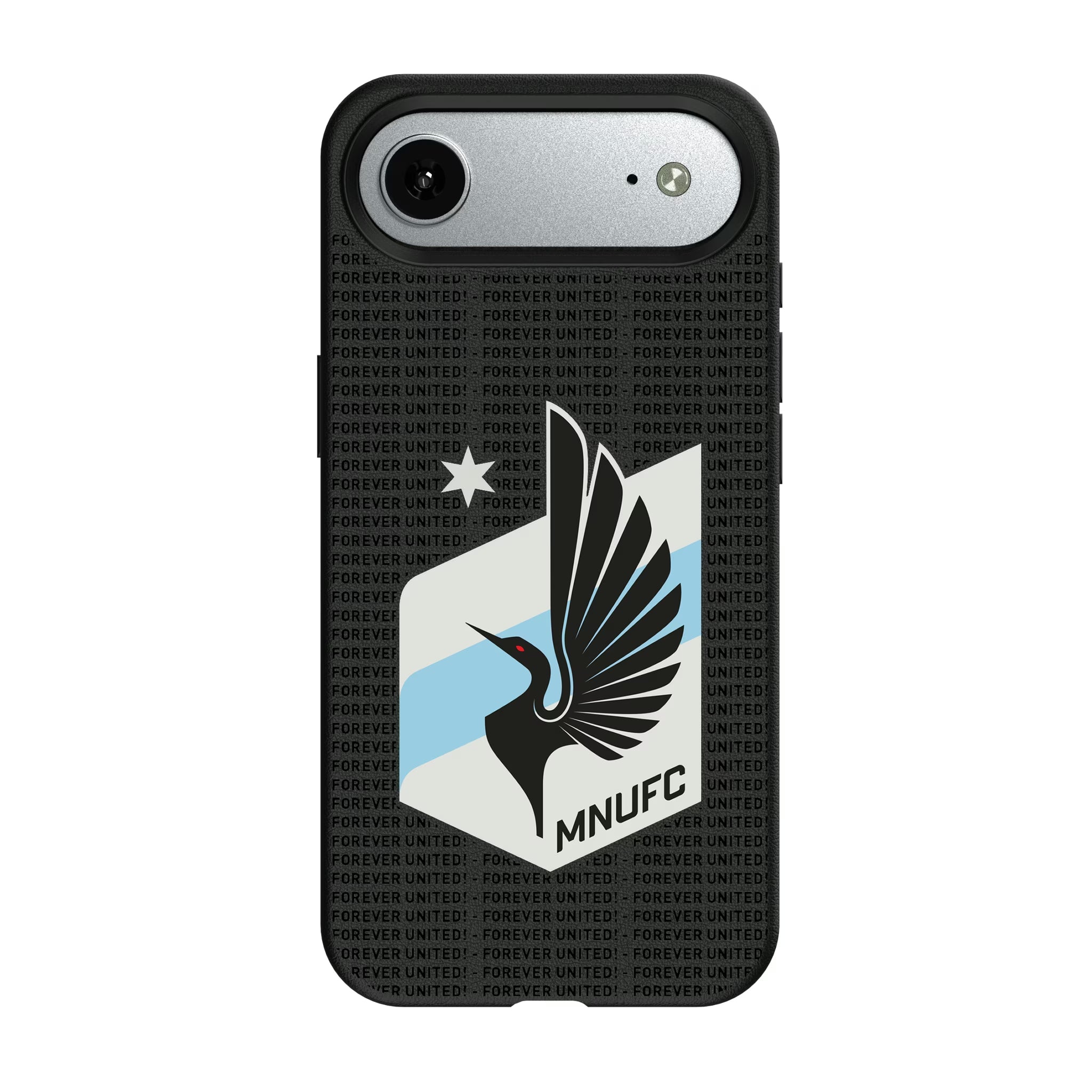 Minnesota United FC Text Backdrop iPhone MagSafe Compatible Phone Case for Apple iPhone#Device_iPhone Air