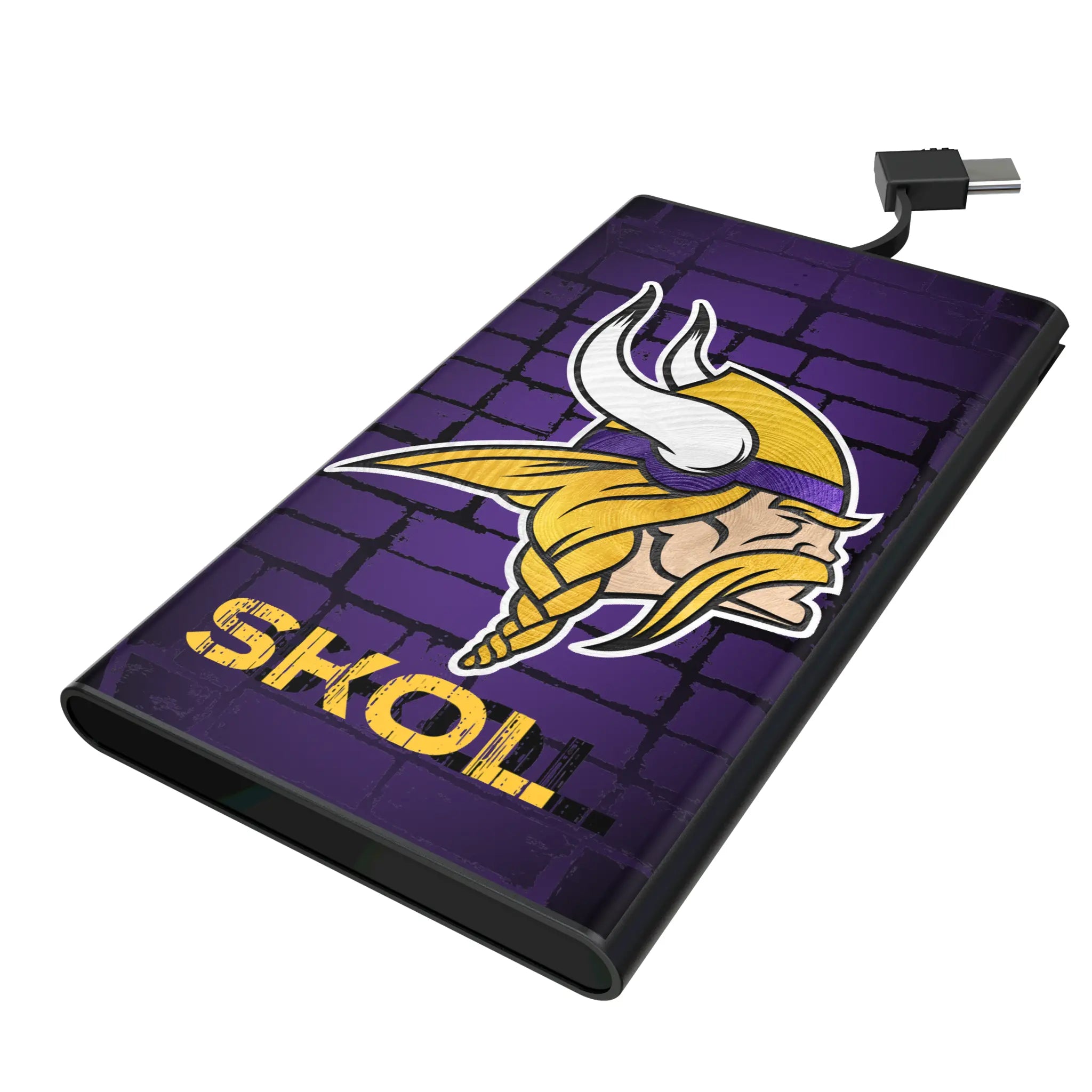 Minnesota Vikings Brick 5000mAh Flat Power Bank