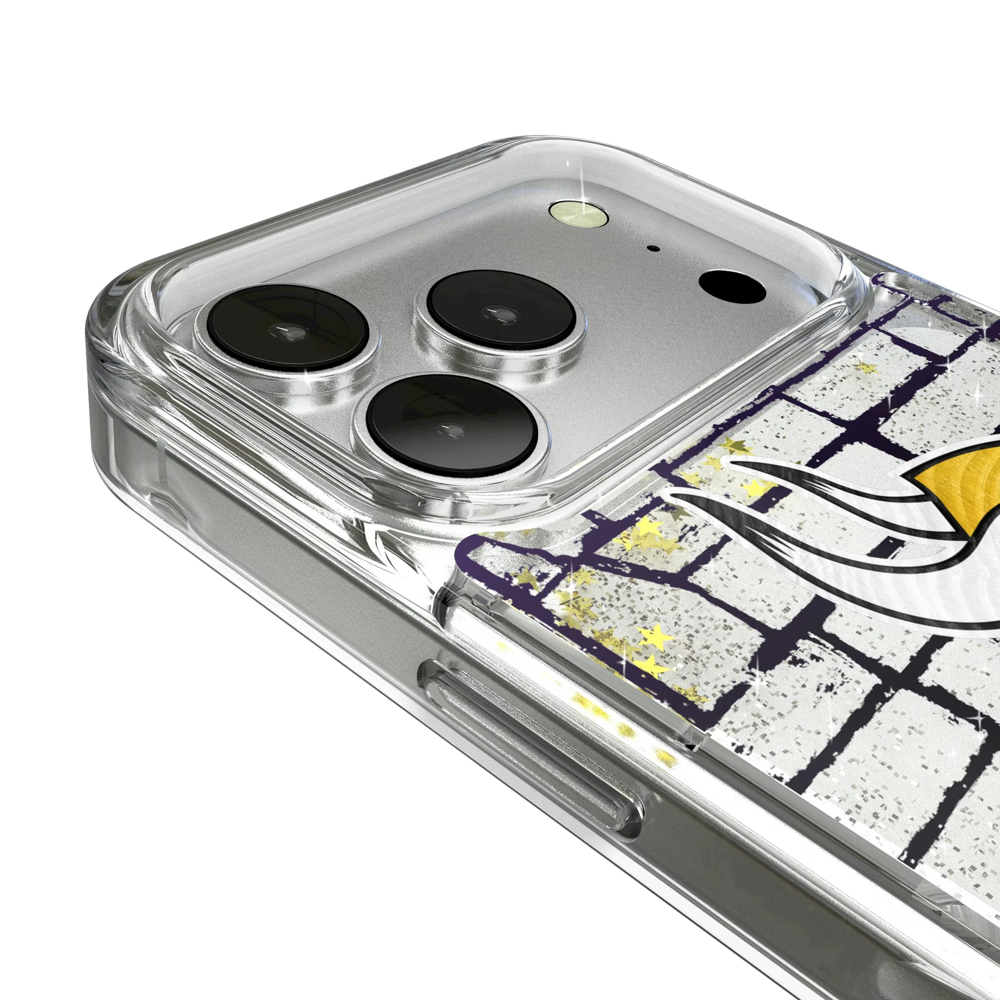 Minnesota Vikings Brick iPhone Glitter Phone Case for Apple iPhone - Detail
