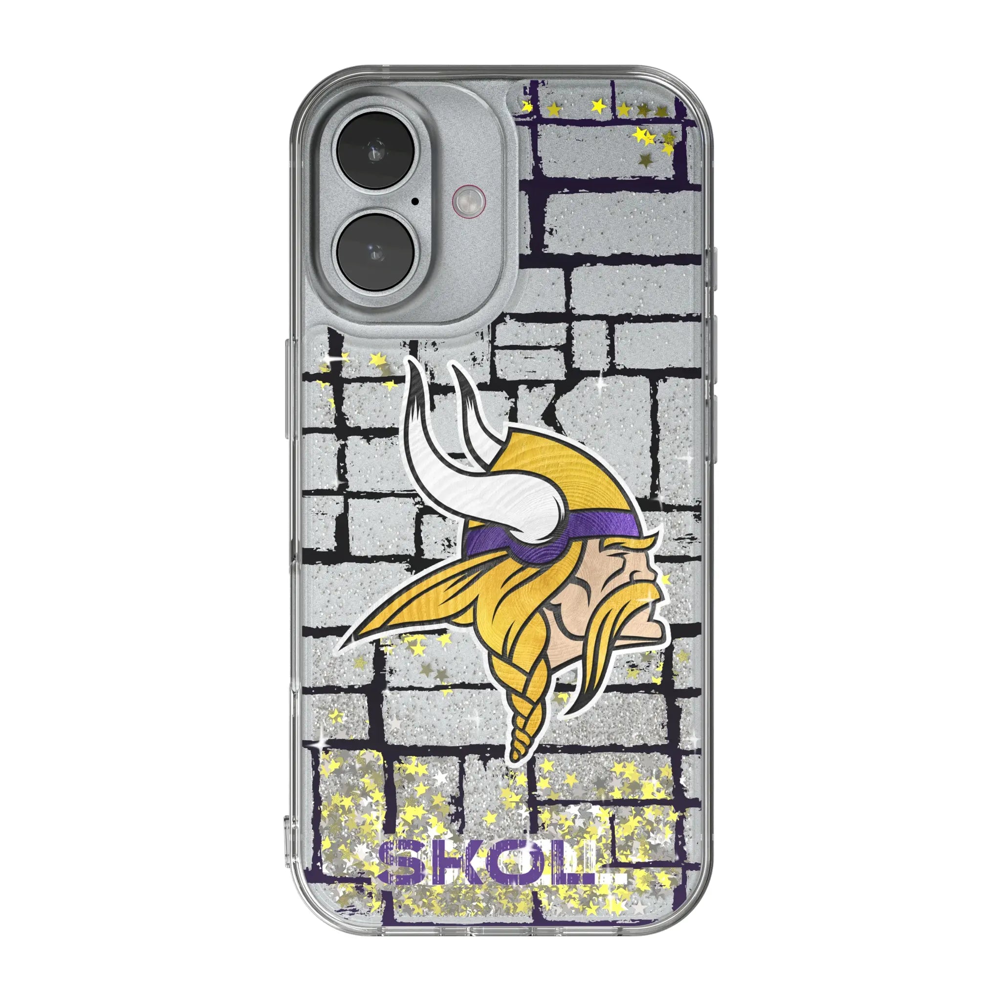 Minnesota Vikings Brick iPhone Glitter Phone Case for Apple iPhone