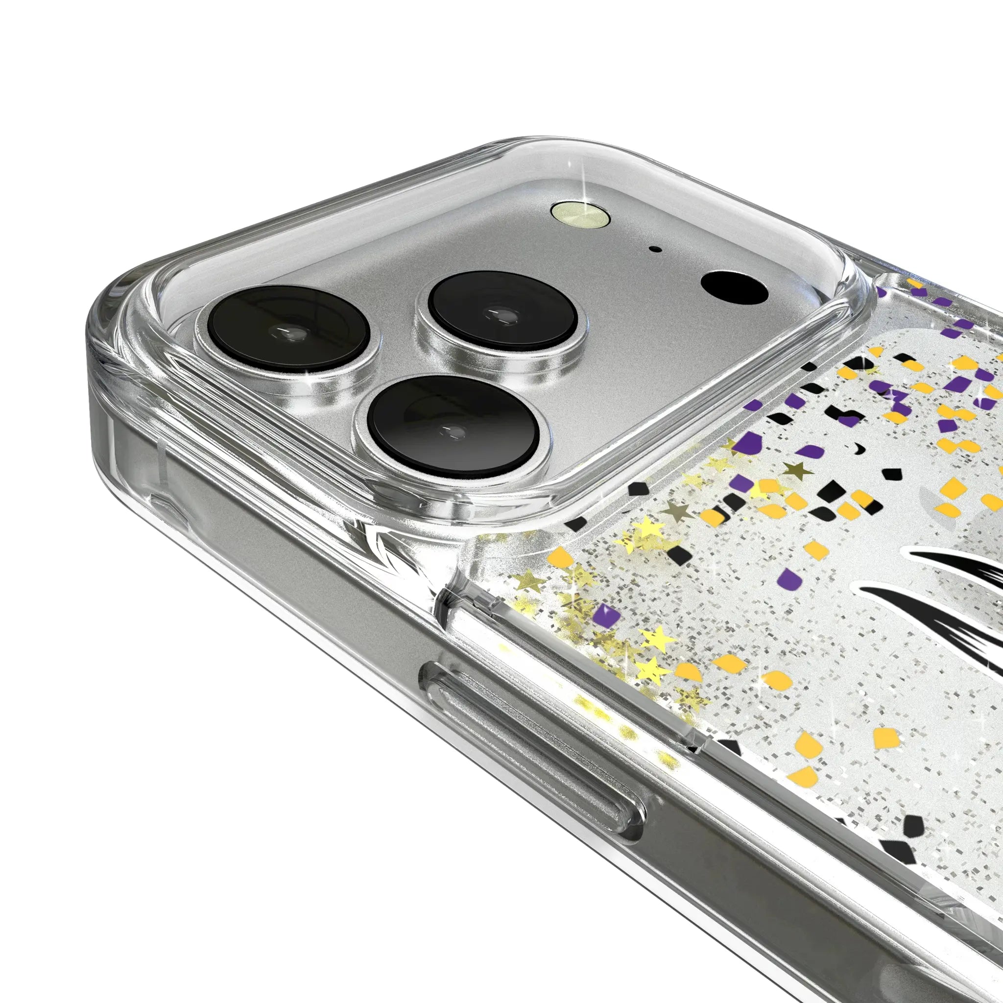 Minnesota Vikings Confetti iPhone Glitter Phone Case for Apple iPhone - Detail